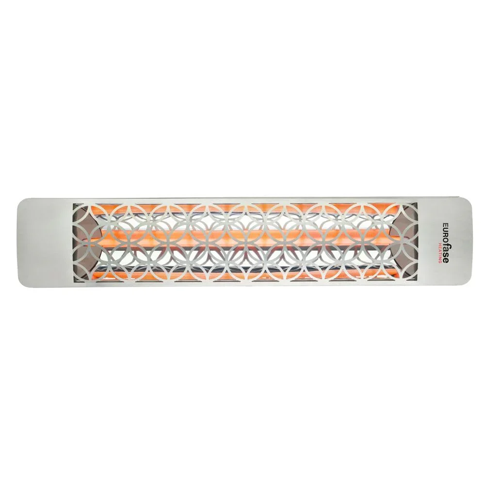 1500W 39-Inch Single Element Electric Heater with Clover Decor Plate - Image 4