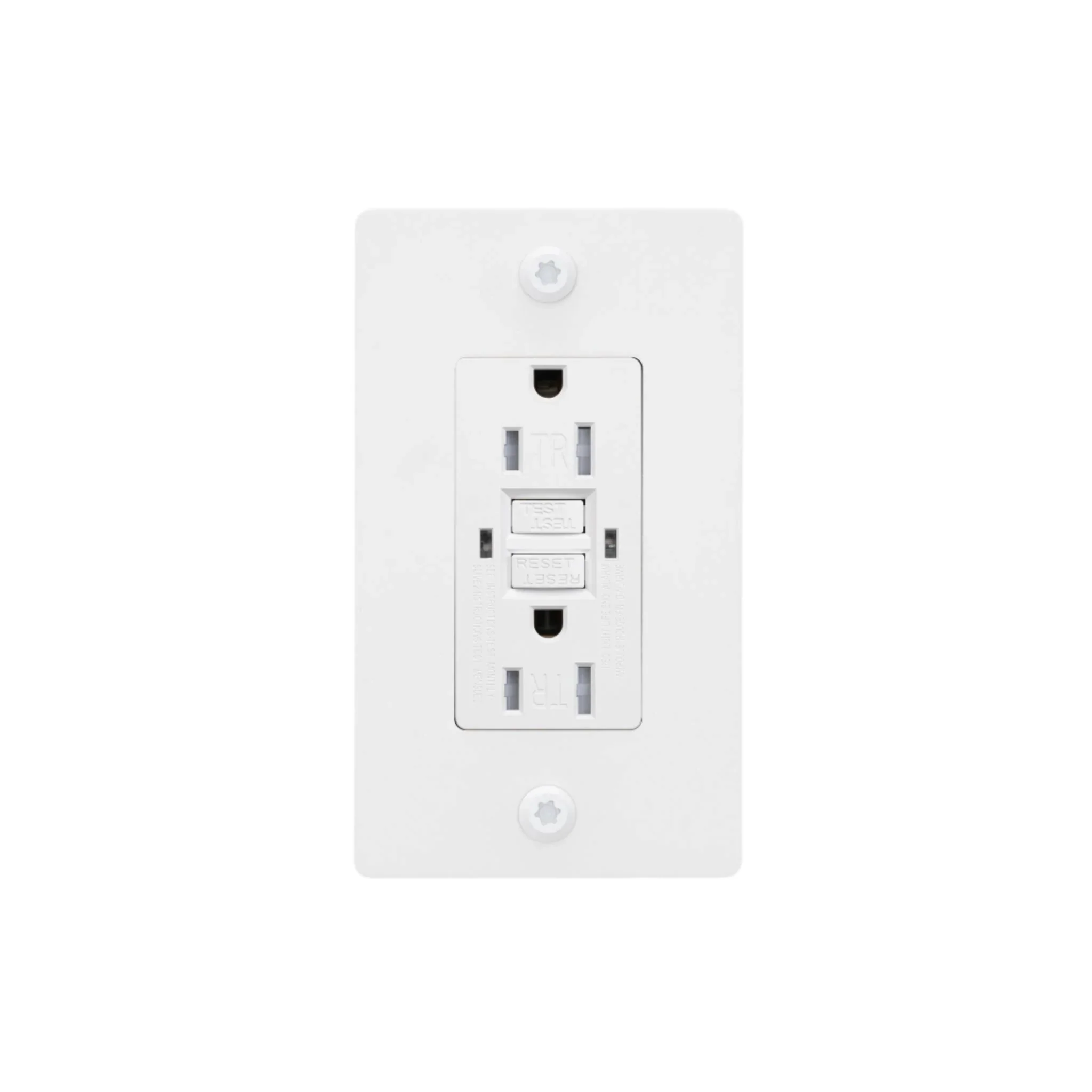 1G Duplex Outlet / Gfci / Linear / Without Logo / White