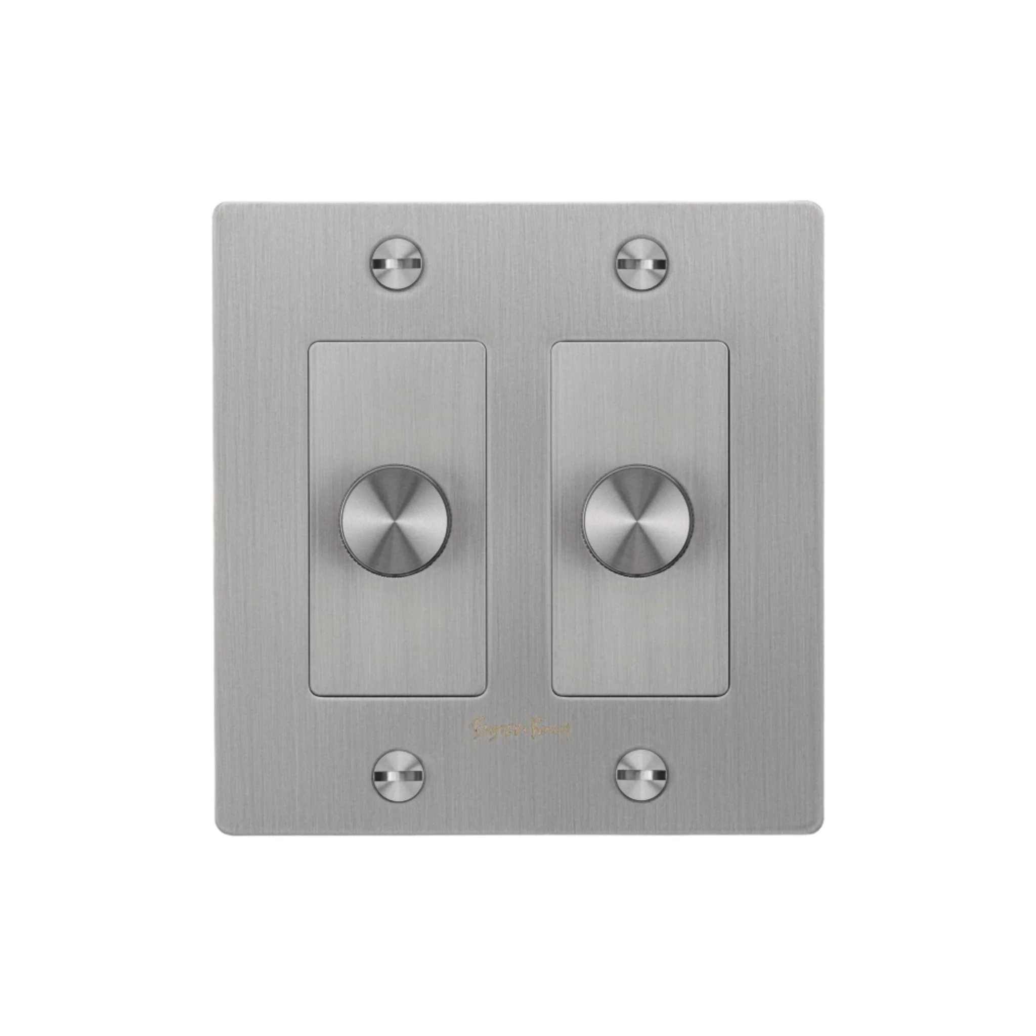 2G Dimmer / LED / Cross / With Logo / Steel