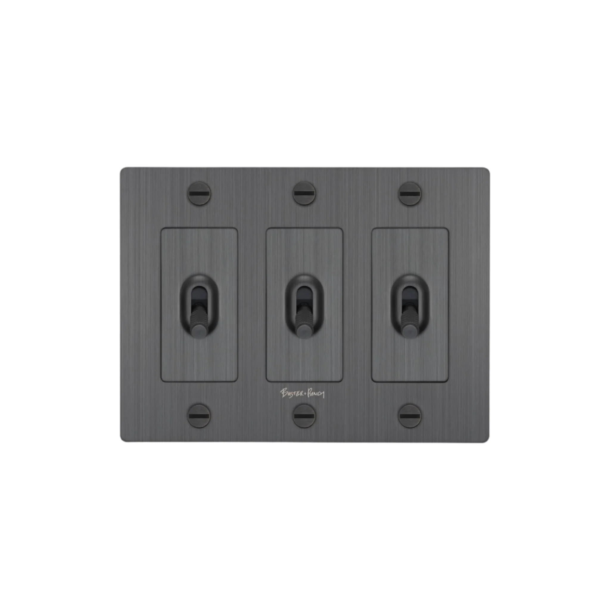 3G Toggle Switch / Cross / With Logo / Smoked Bronze