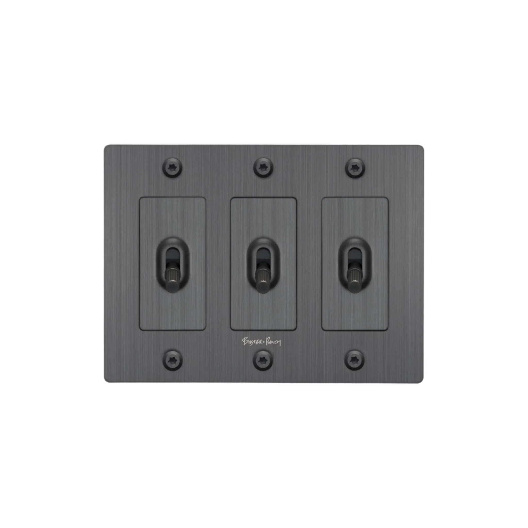 3G Toggle Switch / Linear / With Logo / Smoked Bronze