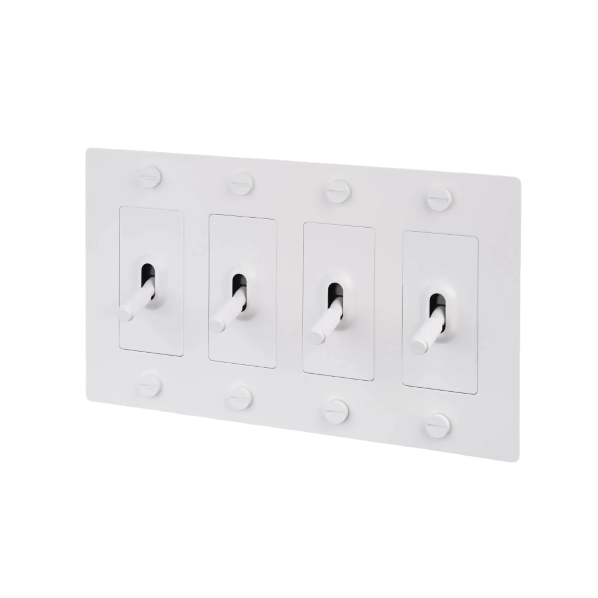 4G Toggle Switch / Cross / Without Logo / White - Image 2