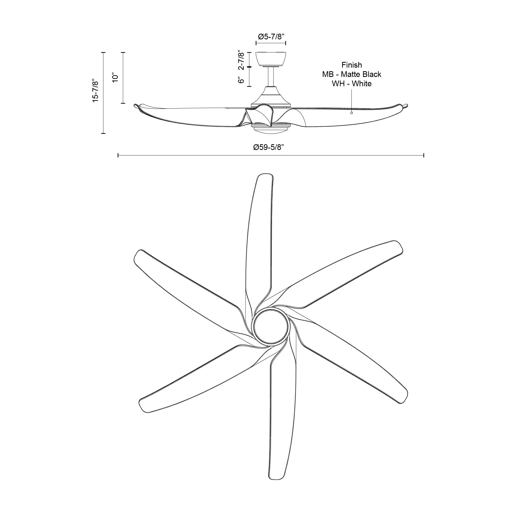 6 Blades - Coronado Fan - Image 11