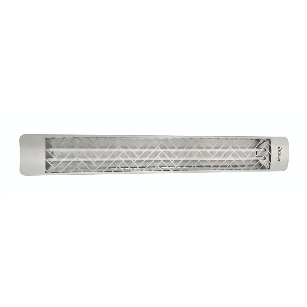 6000W 61-Inch Dual Element Electric Heater with Chevron Decor Plate - Image 4