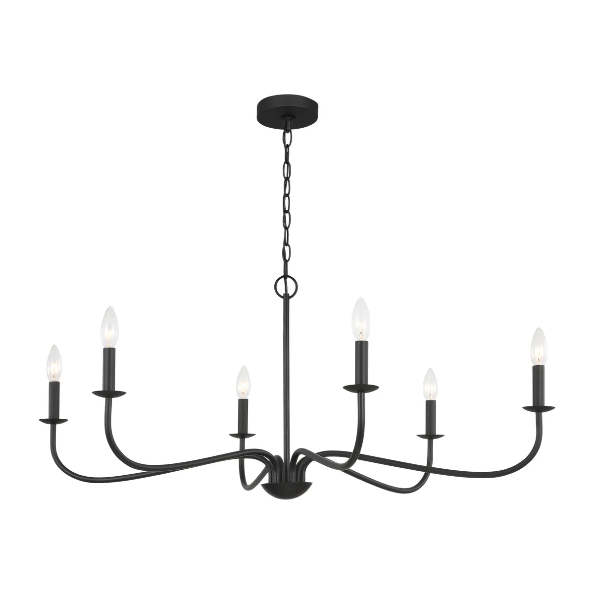 Abells Six Light Chandelier - Image 2
