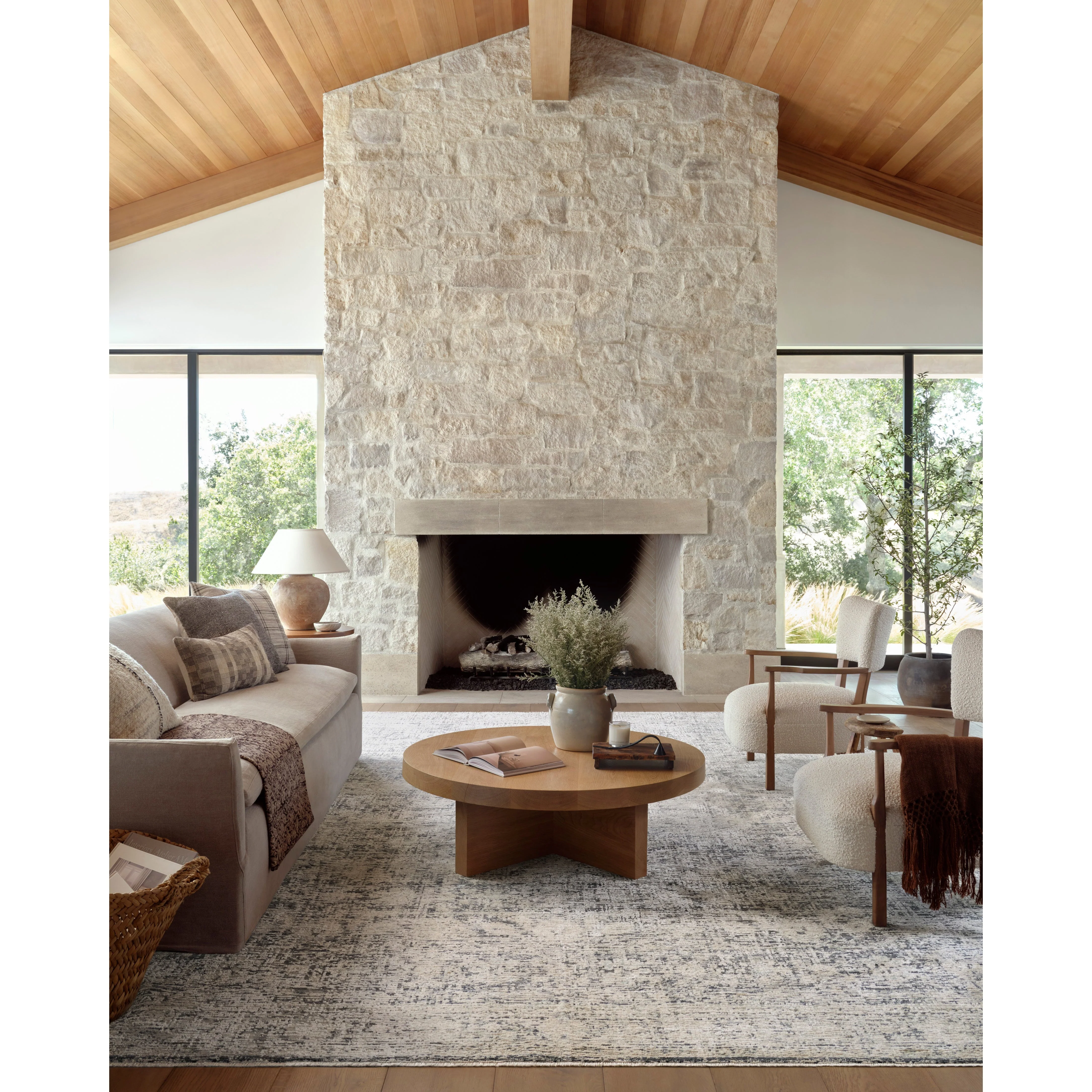 Alie Charcoal / Beige Rug | Amber Lewis x Loloi - Image 3
