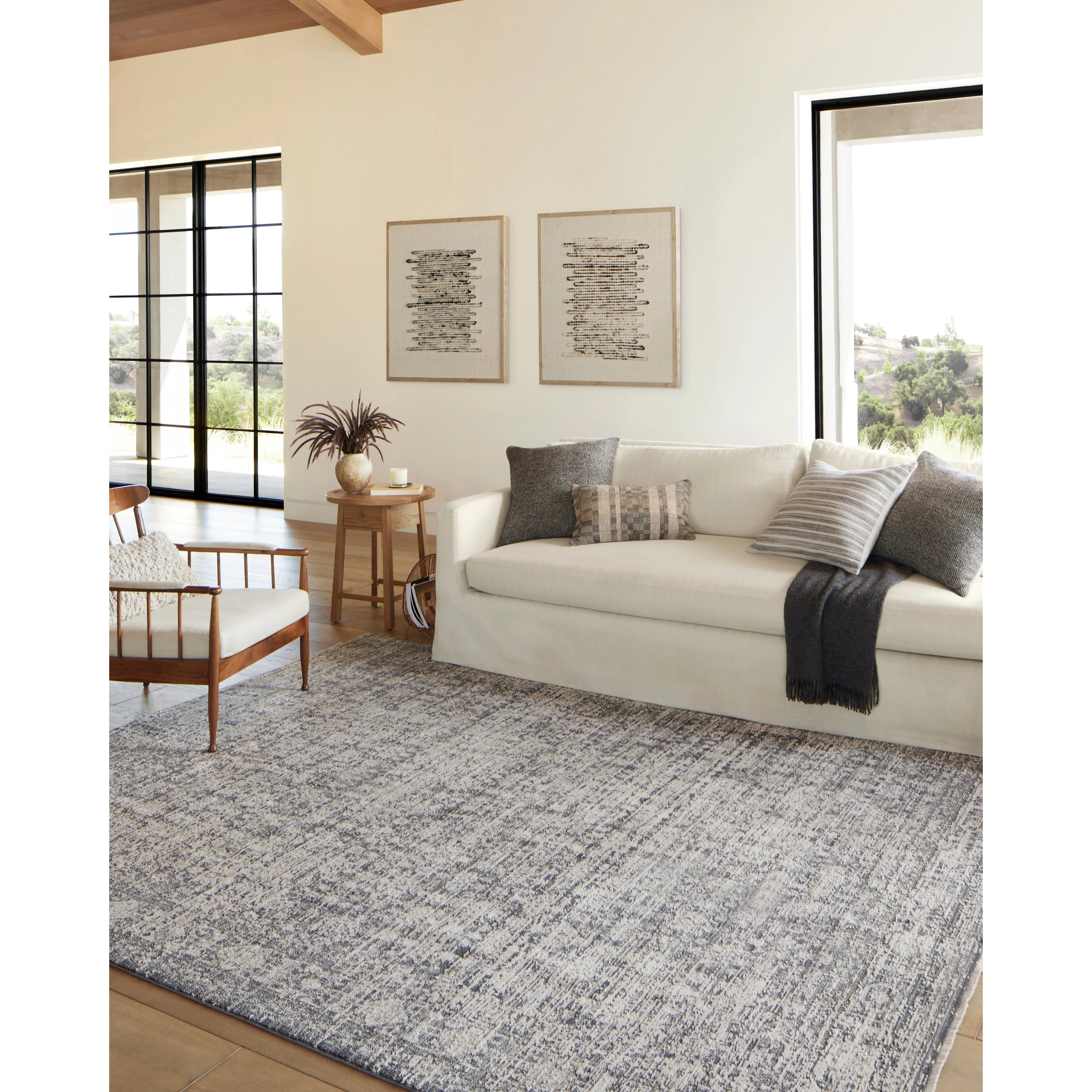 Alie Charcoal / Dove Rug | Amber Lewis x Loloi - Image 4