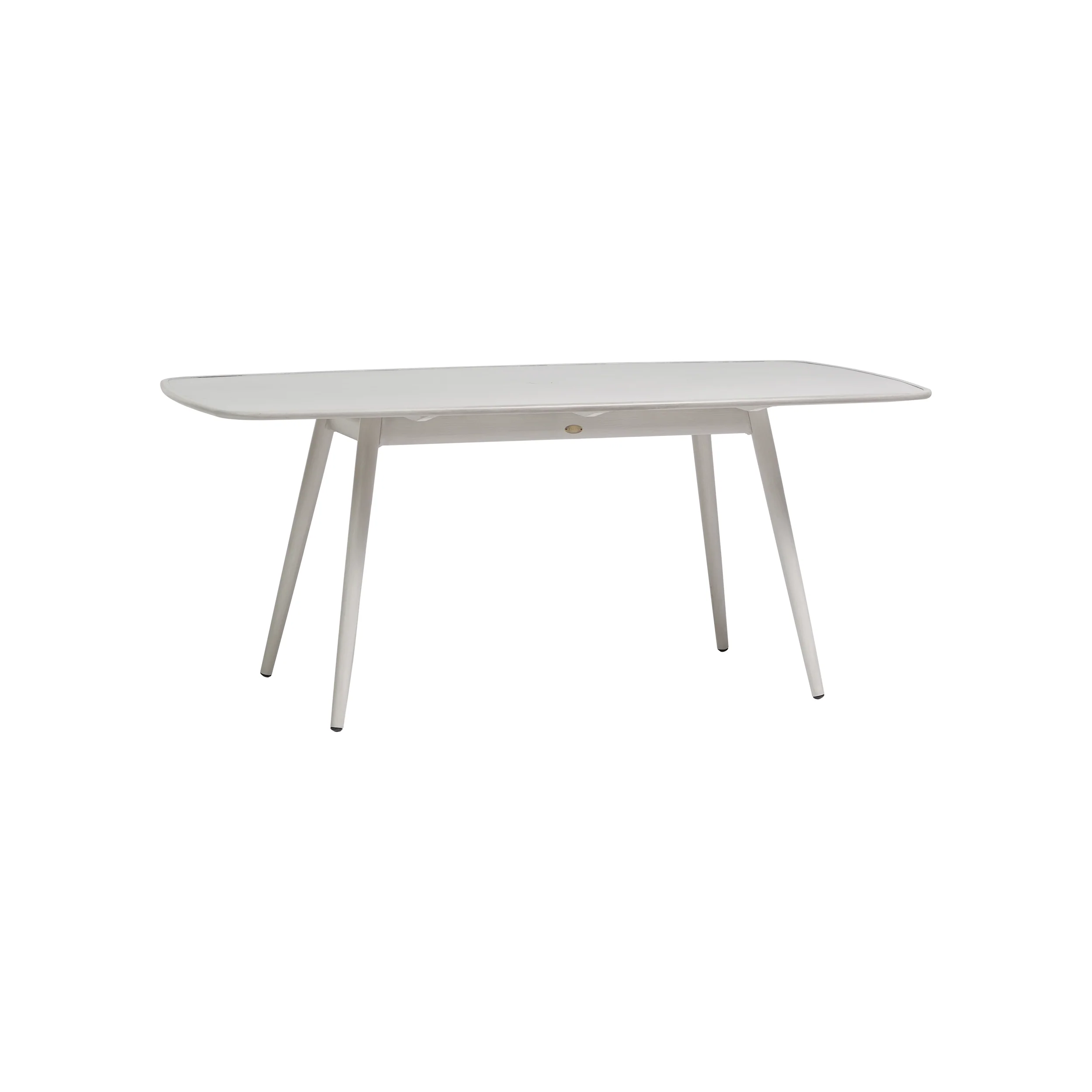 Alinea 71″ X 39″ Rectangular Dining Table With Umbrella Hole - Image 4