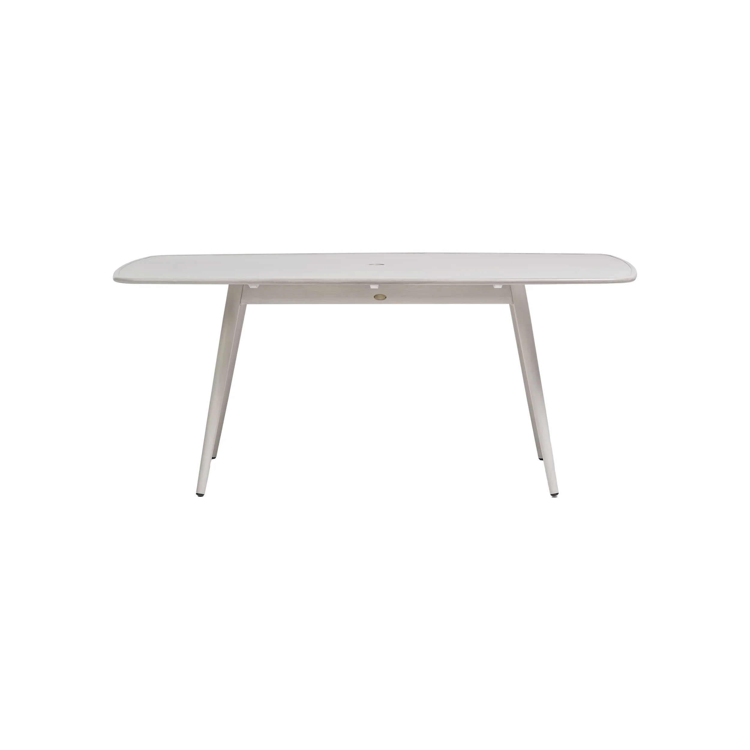 Alinea 71″ X 39″ Rectangular Dining Table With Umbrella Hole - Image 5