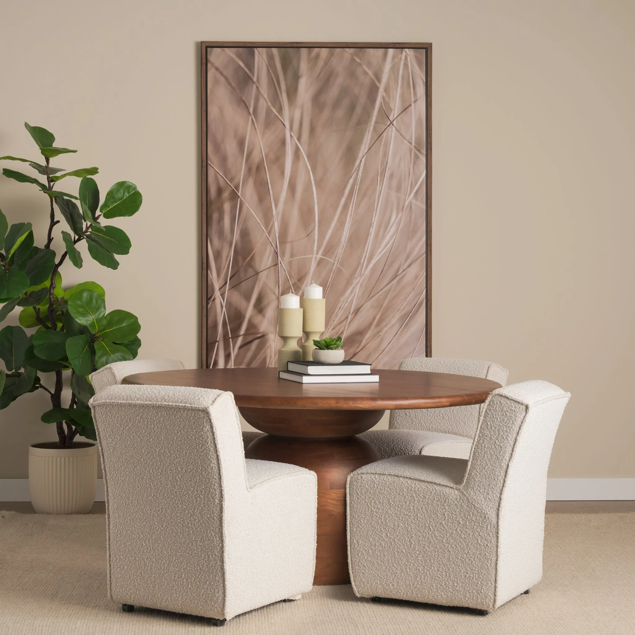 Amanda Round Pedestal Dining Table - Image 3