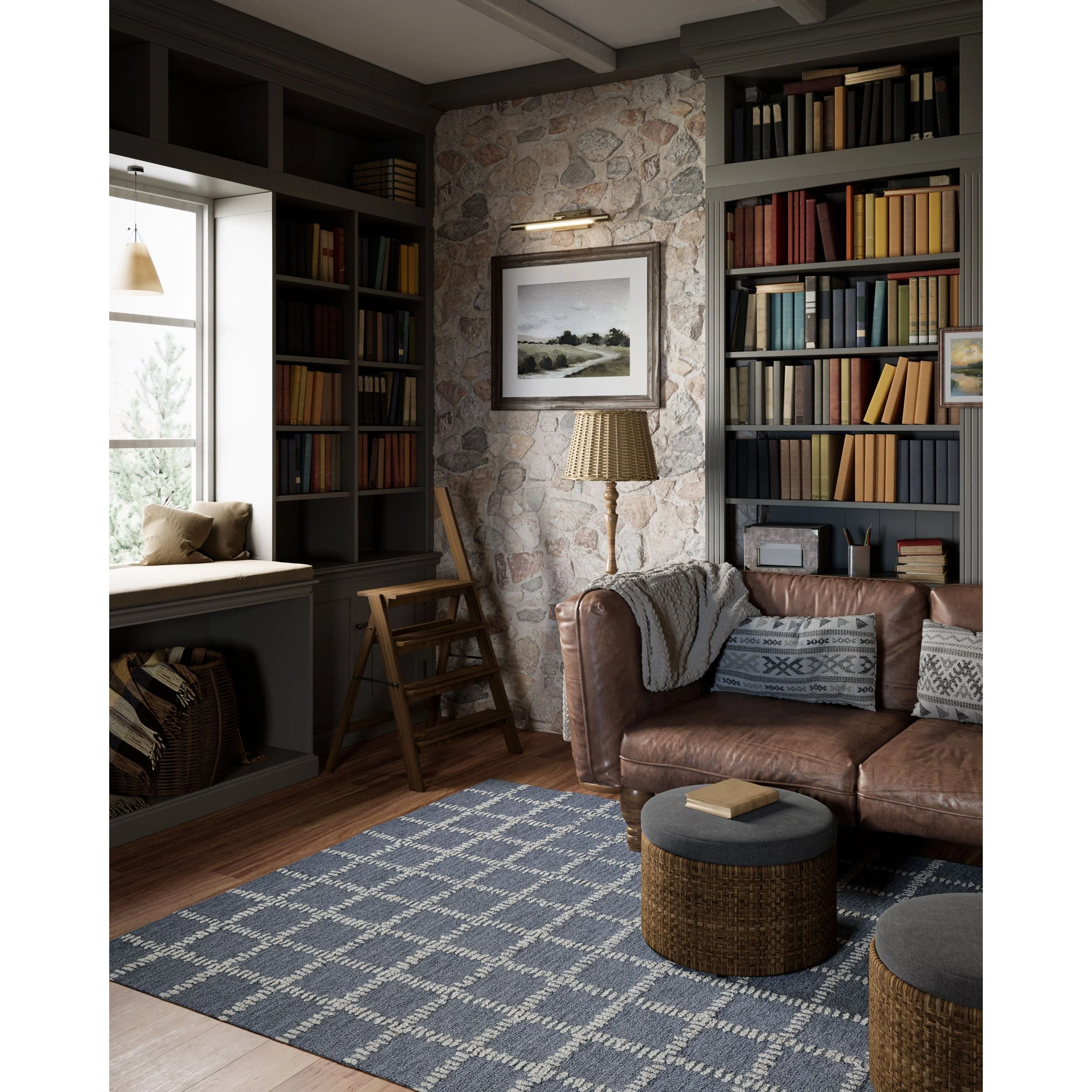 Archer Blue III Rug - Image 9