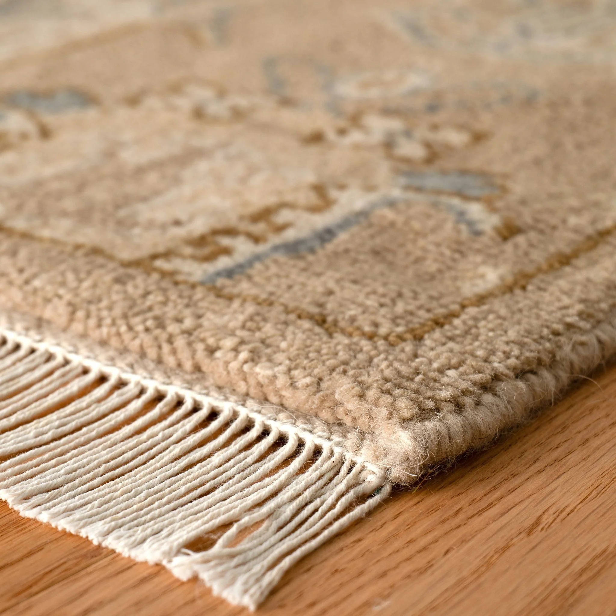 Ashby Taupe Hand Knotted Wool Rug - Image 4