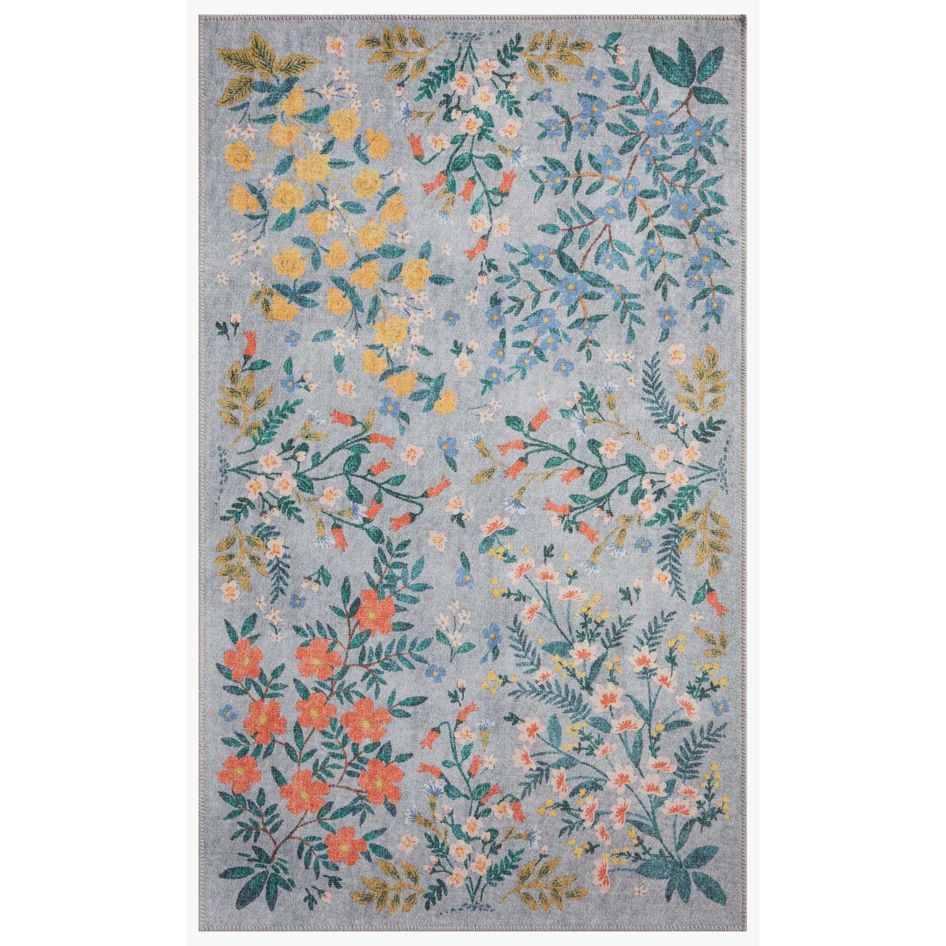 Atelier Slate Rug | Rifle Paper Co. x Loloi