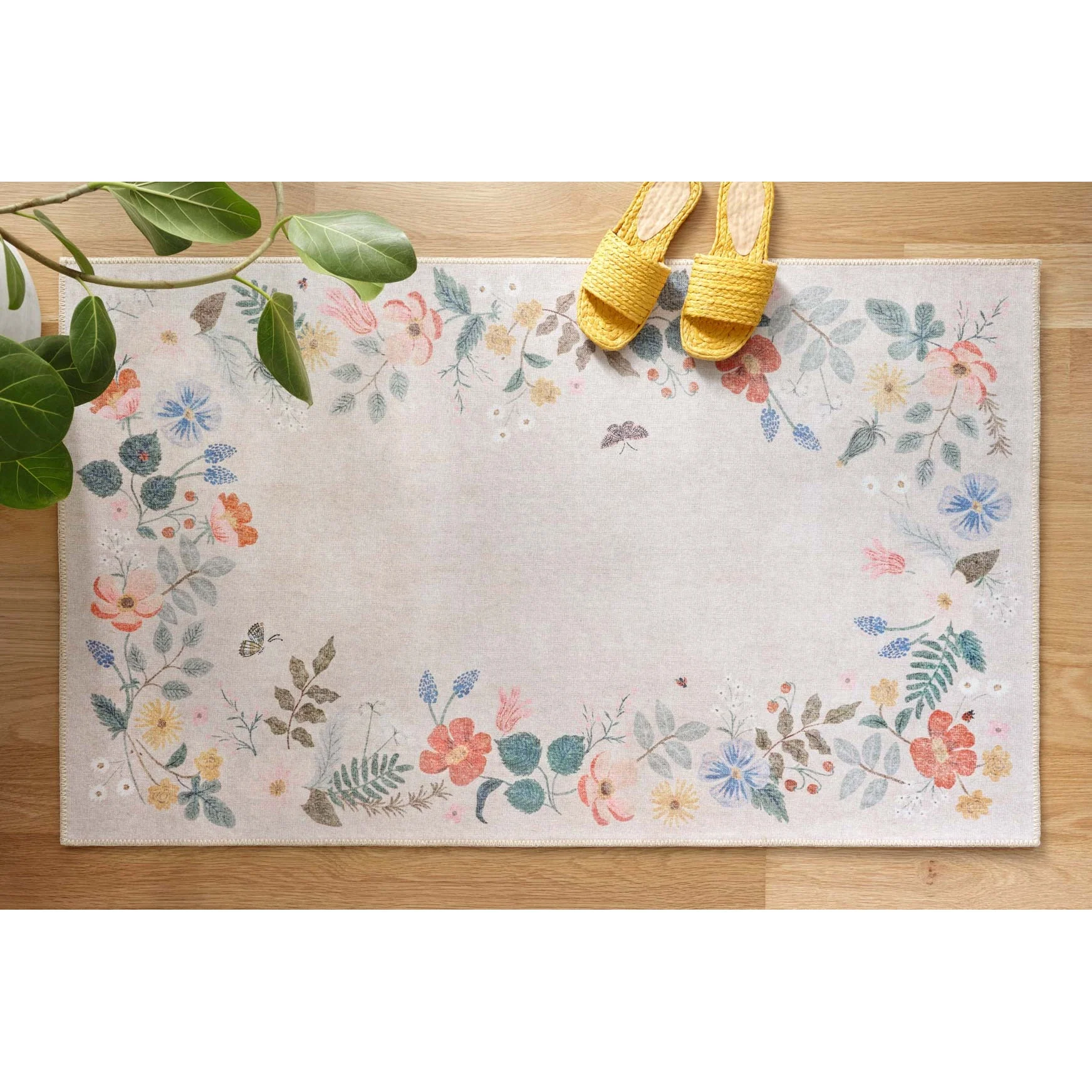 Atelier Strawberry Fields / Cream | Rifle Paper Co. Rugs x Loloi - Image 4