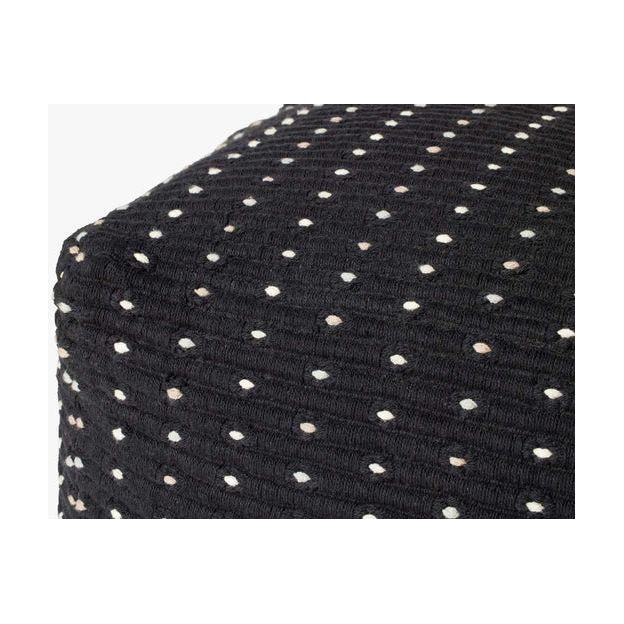 Azadeh Black Pouf - Image 2