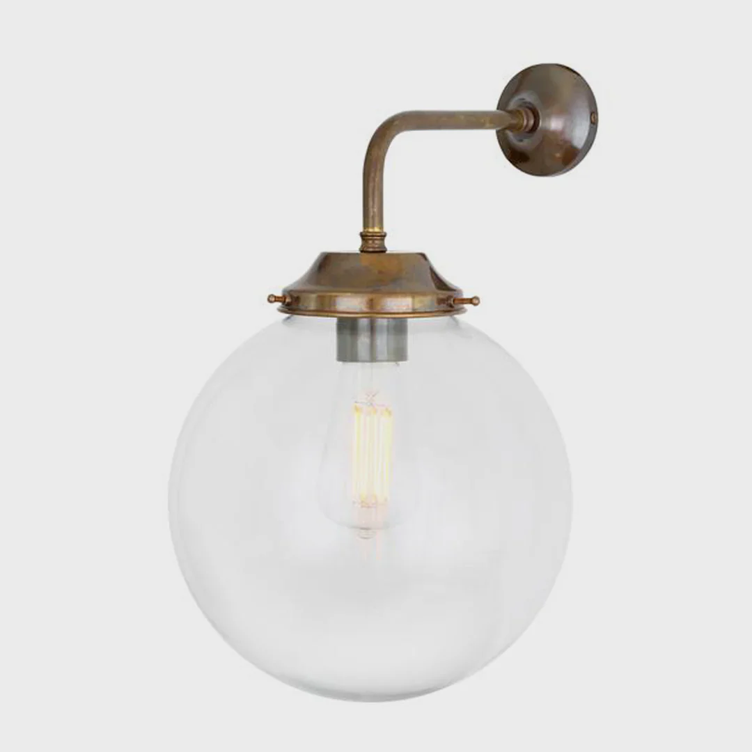 Bamako Clear Globe Wall Sconce 9.75" - Image 2