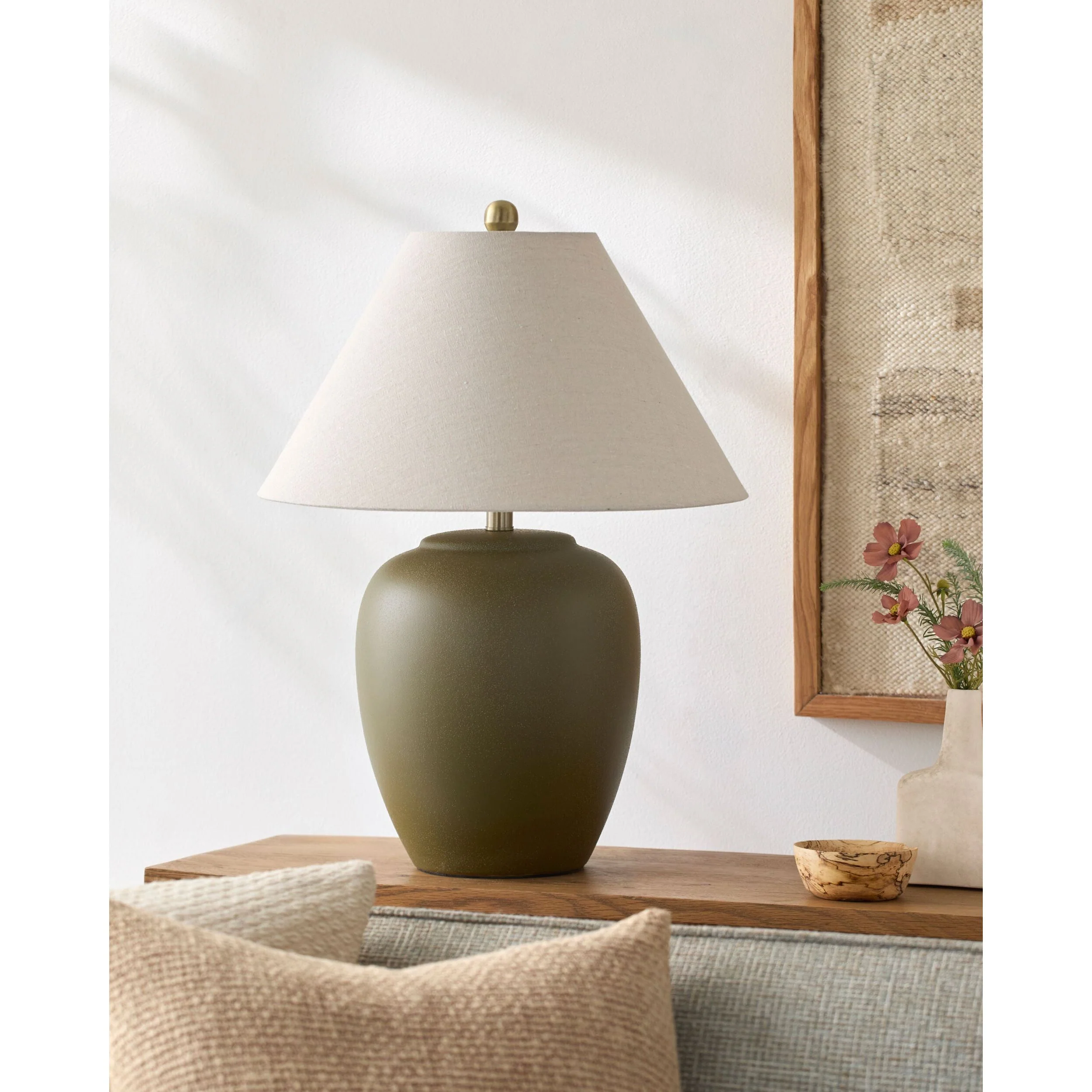 Bastille Green Accent Table Lamp - Image 2
