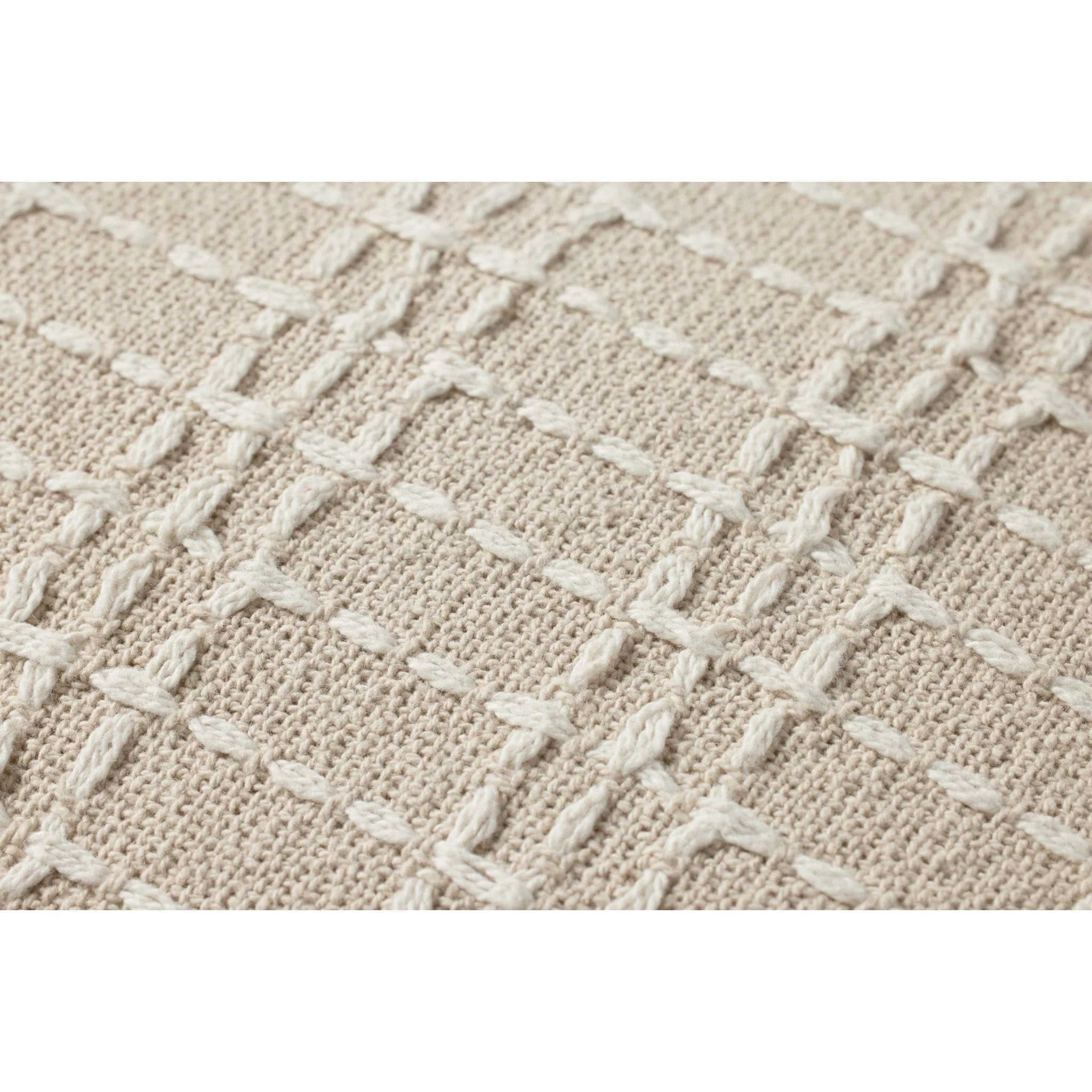 Beige - Ivory Pillow | Jean Stoffer x Loloi - Image 3