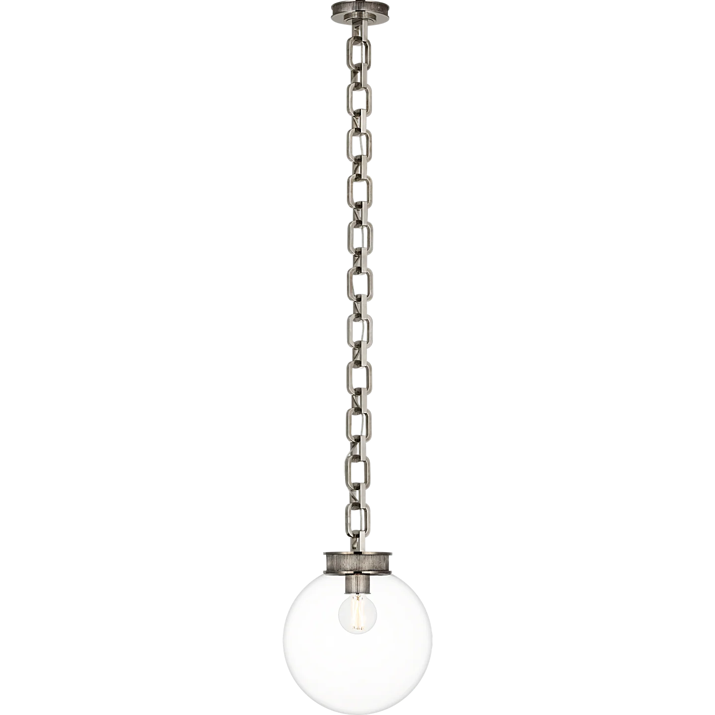 Bellamy 1 Light Statement Chain Globe Chandelier - Image 2