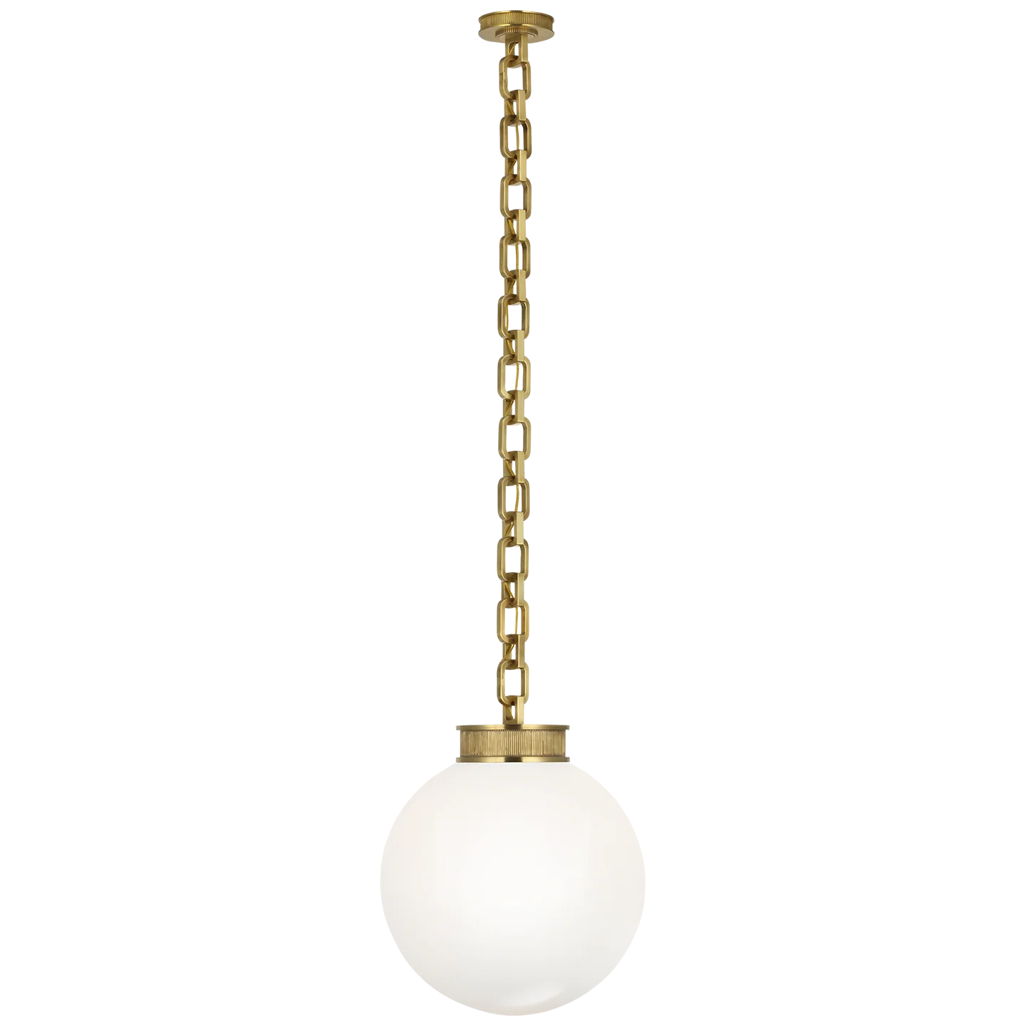 Bellamy 1 Light Statement Chain Globe Chandelier - Image 25