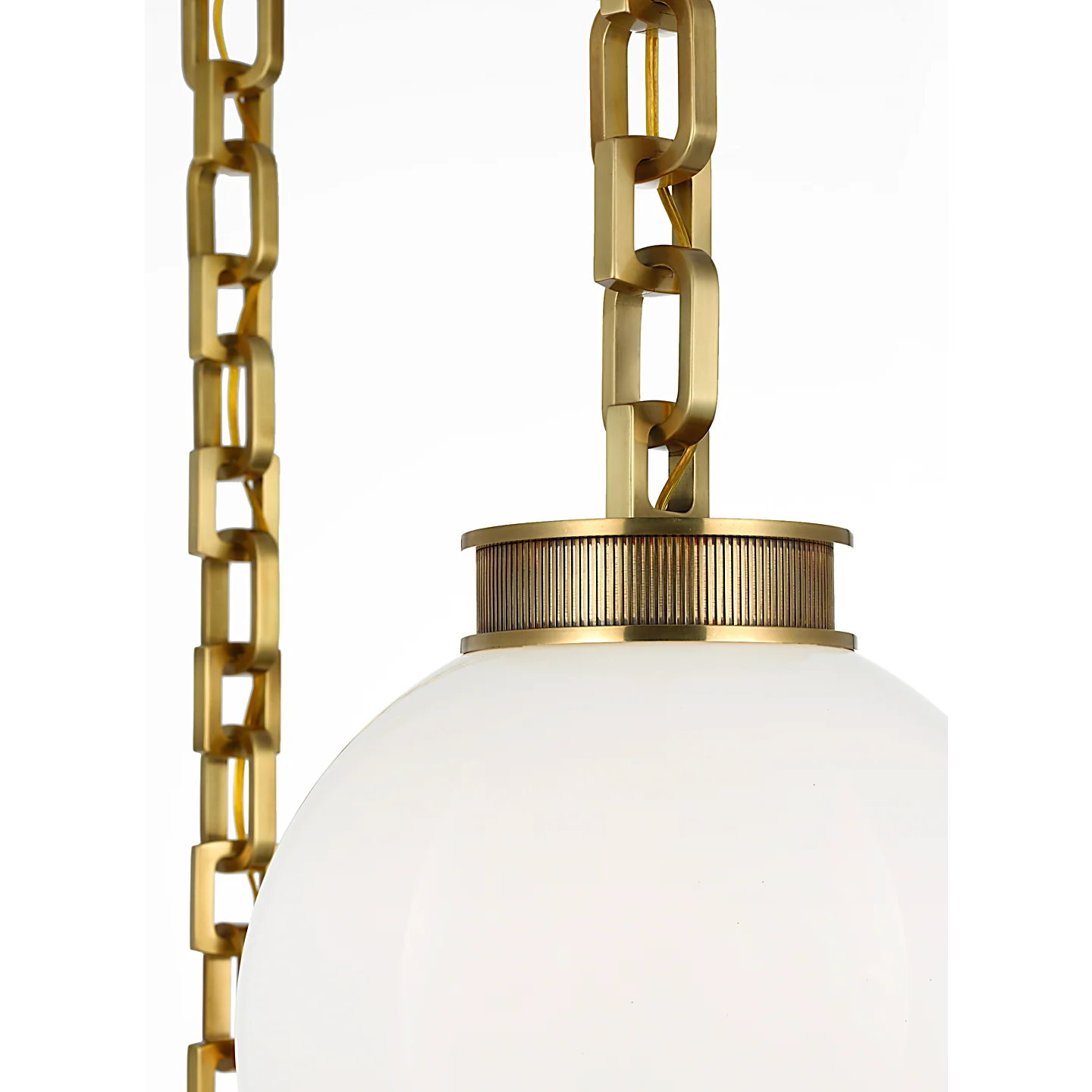 Bellamy 2 Light Statement Chain 12" Globe Chandelier - Image 16