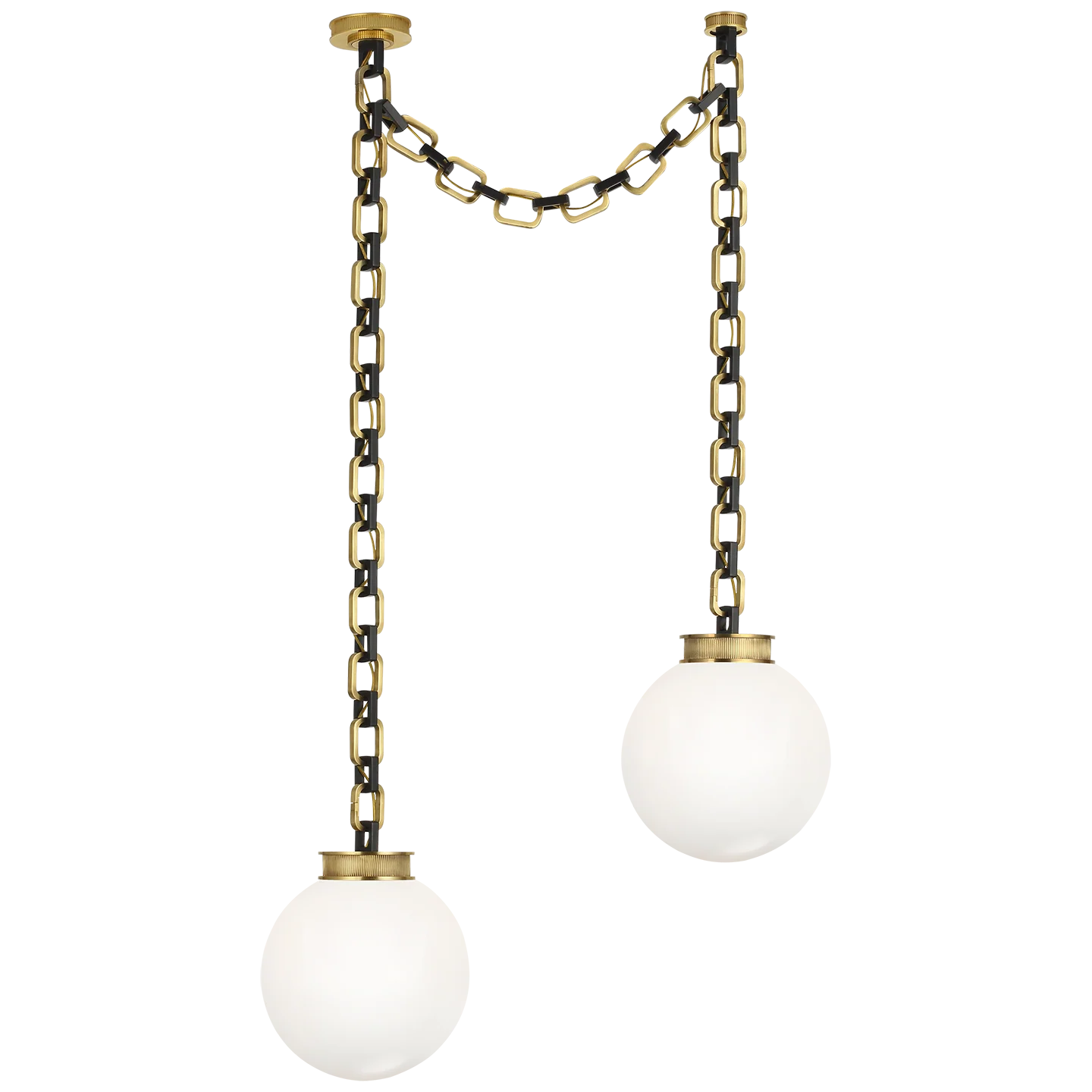 Bellamy 2 Light Statement Chain 12" Globe Chandelier - Image 23