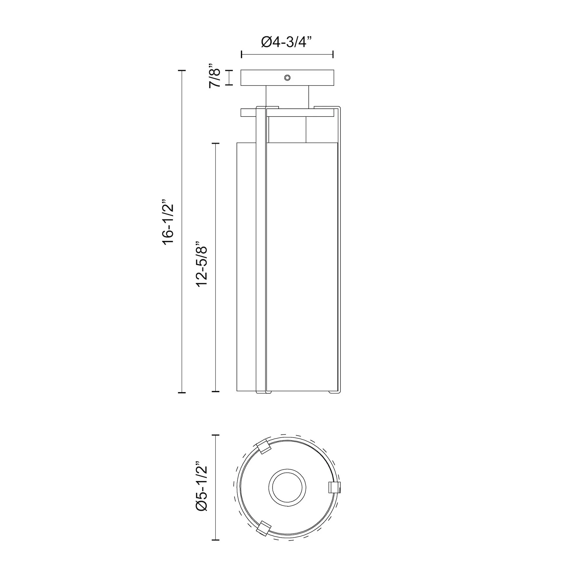 Belmont Flush Mount - Image 3