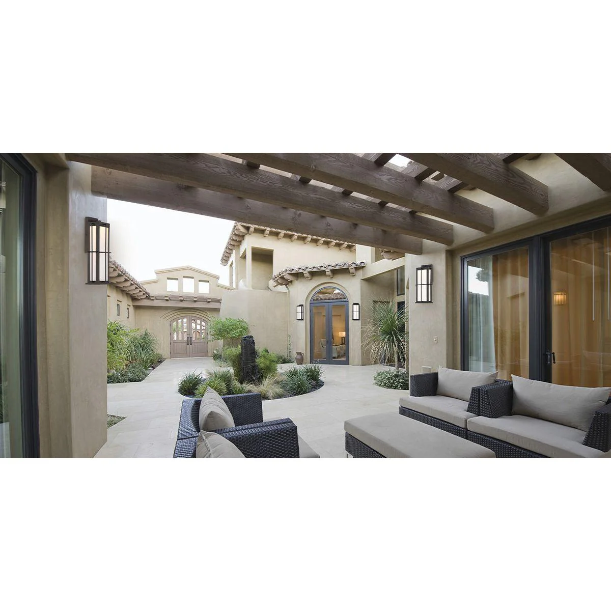 Bensa LED Outdoor Wall Sconce - Image 6