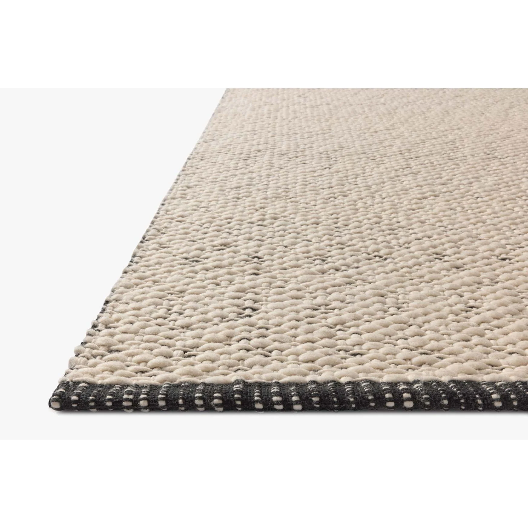 Betty Ivory / Black Rug | Magnolia Home by Joanna Gaines x Loloi - Image 2