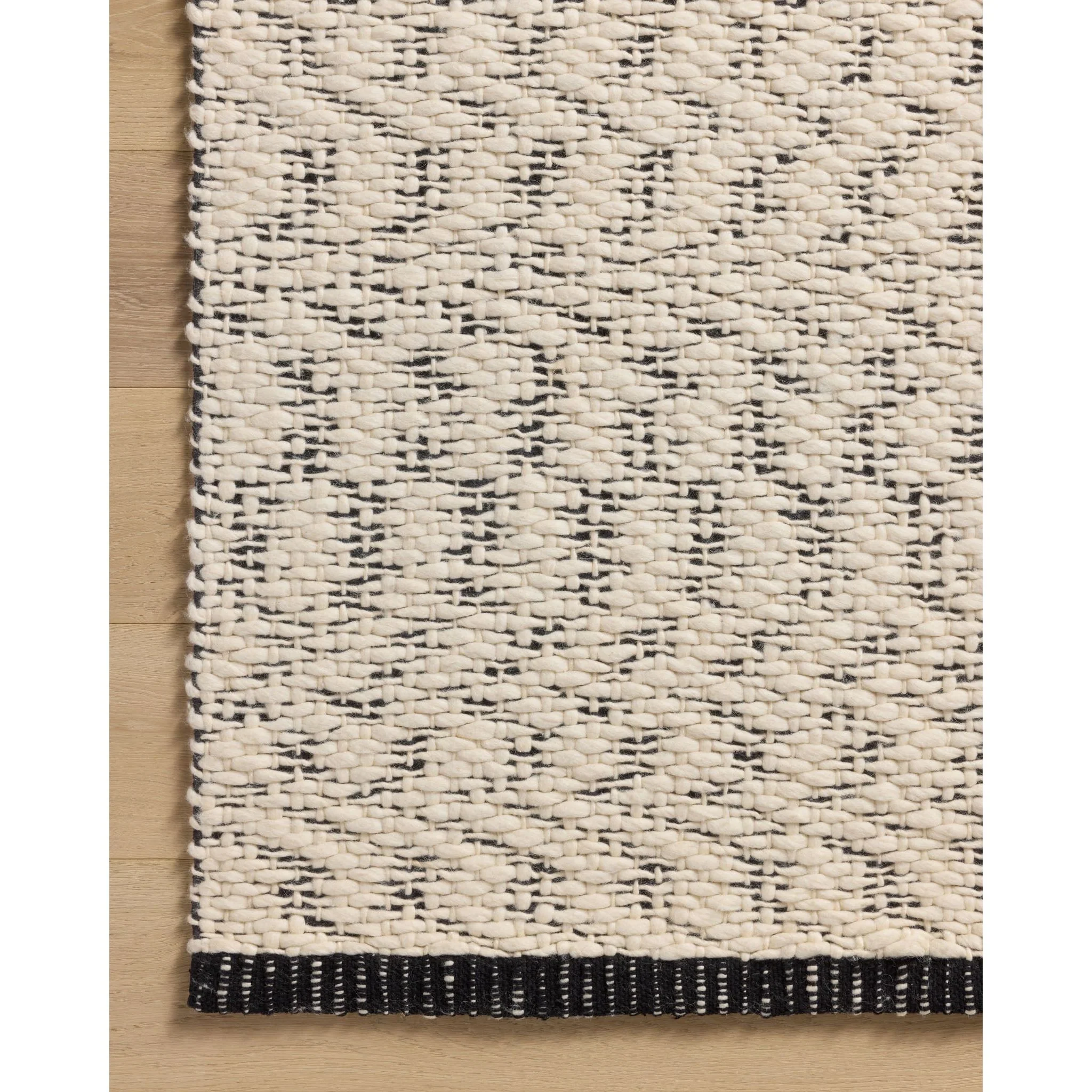 Betty Ivory / Black Rug | Magnolia Home by Joanna Gaines x Loloi - Image 3