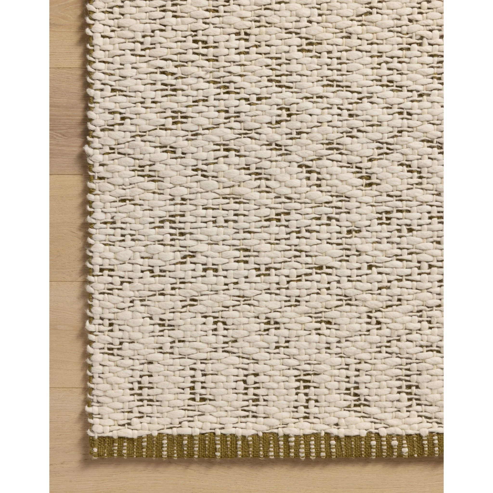Betty Ivory / Green Rug | Magnolia Home by Joanna Gaines x Loloi - Image 4