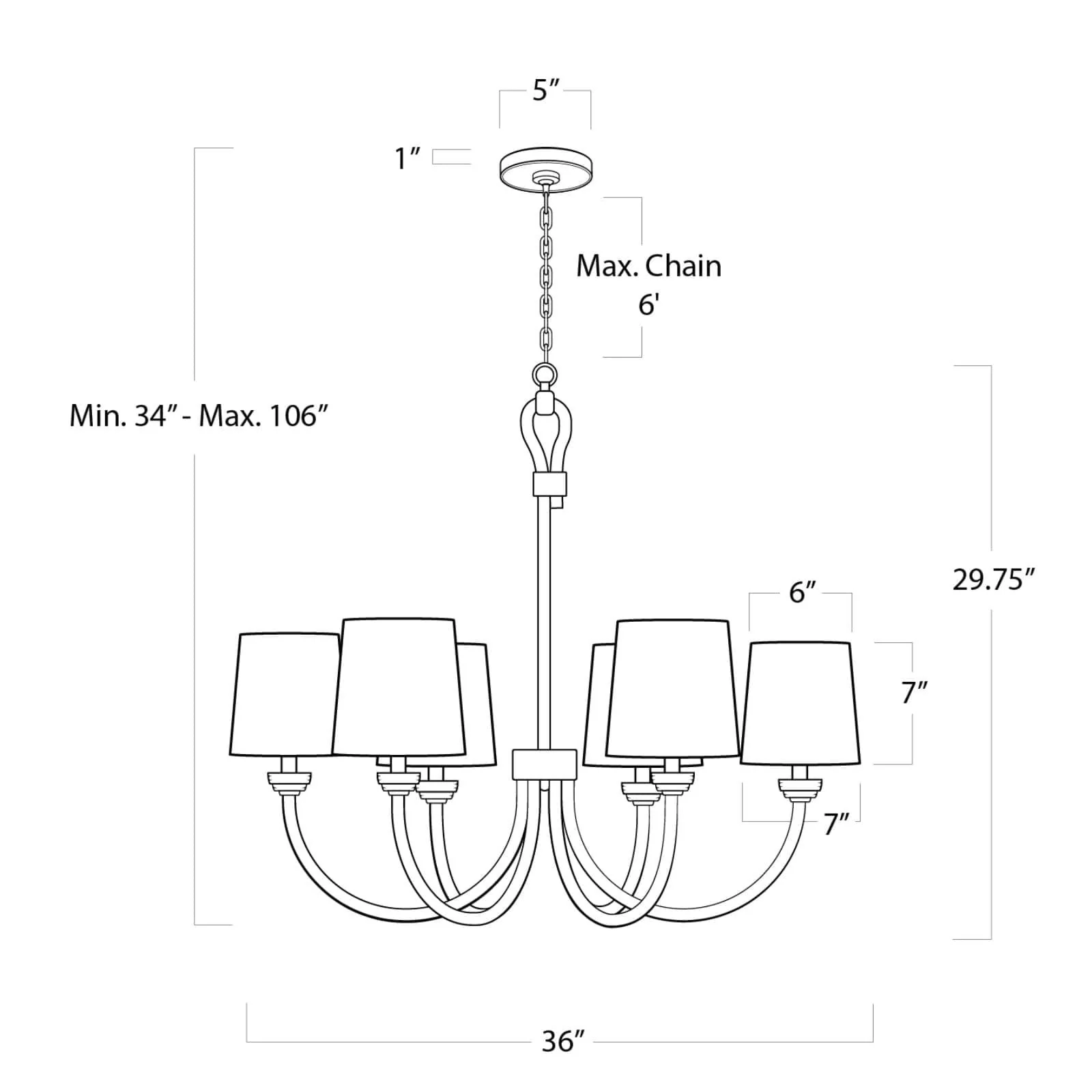 Bimini Chandelier Small - Image 3
