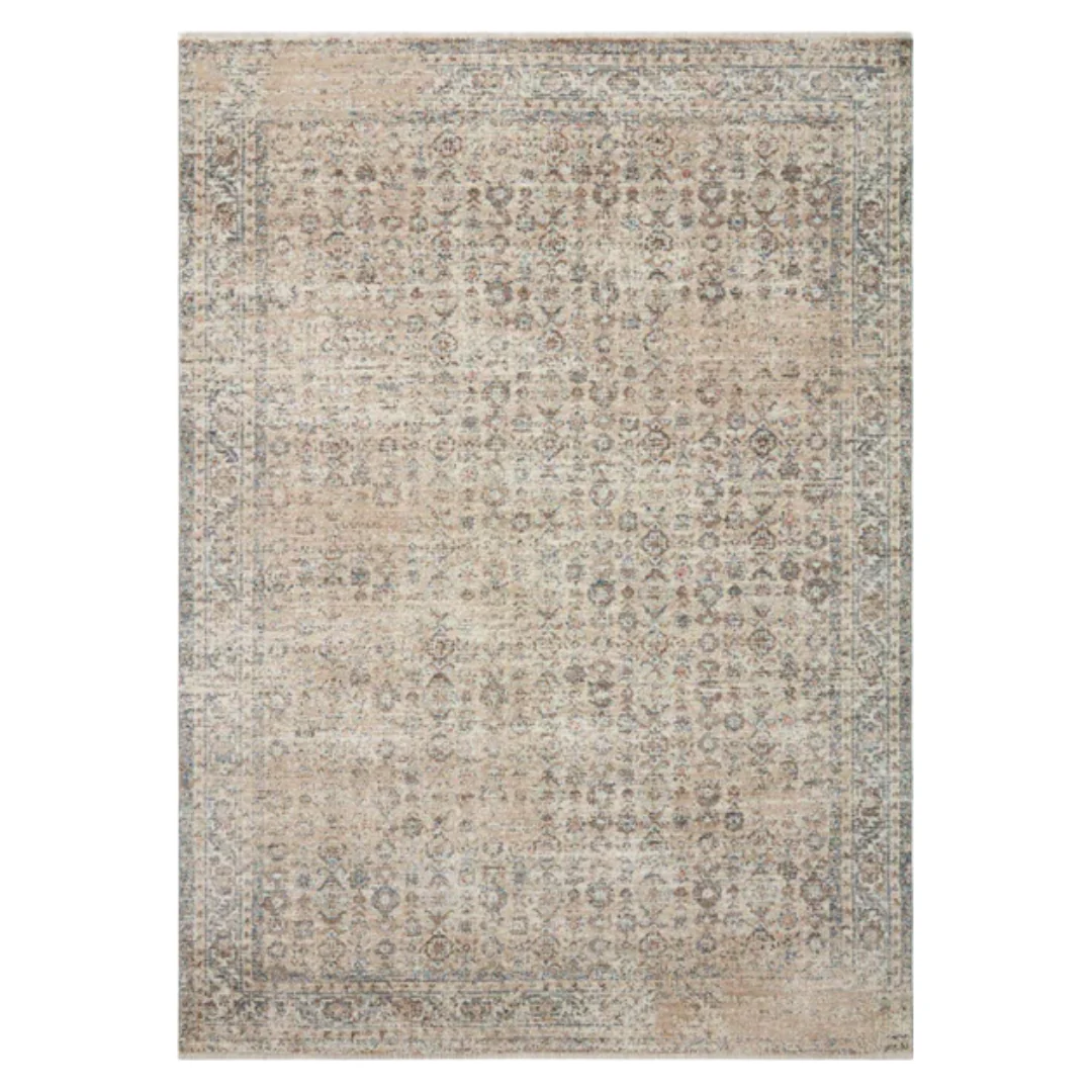 Blake Taupe / Blue Rug | Angela Rose x Loloi