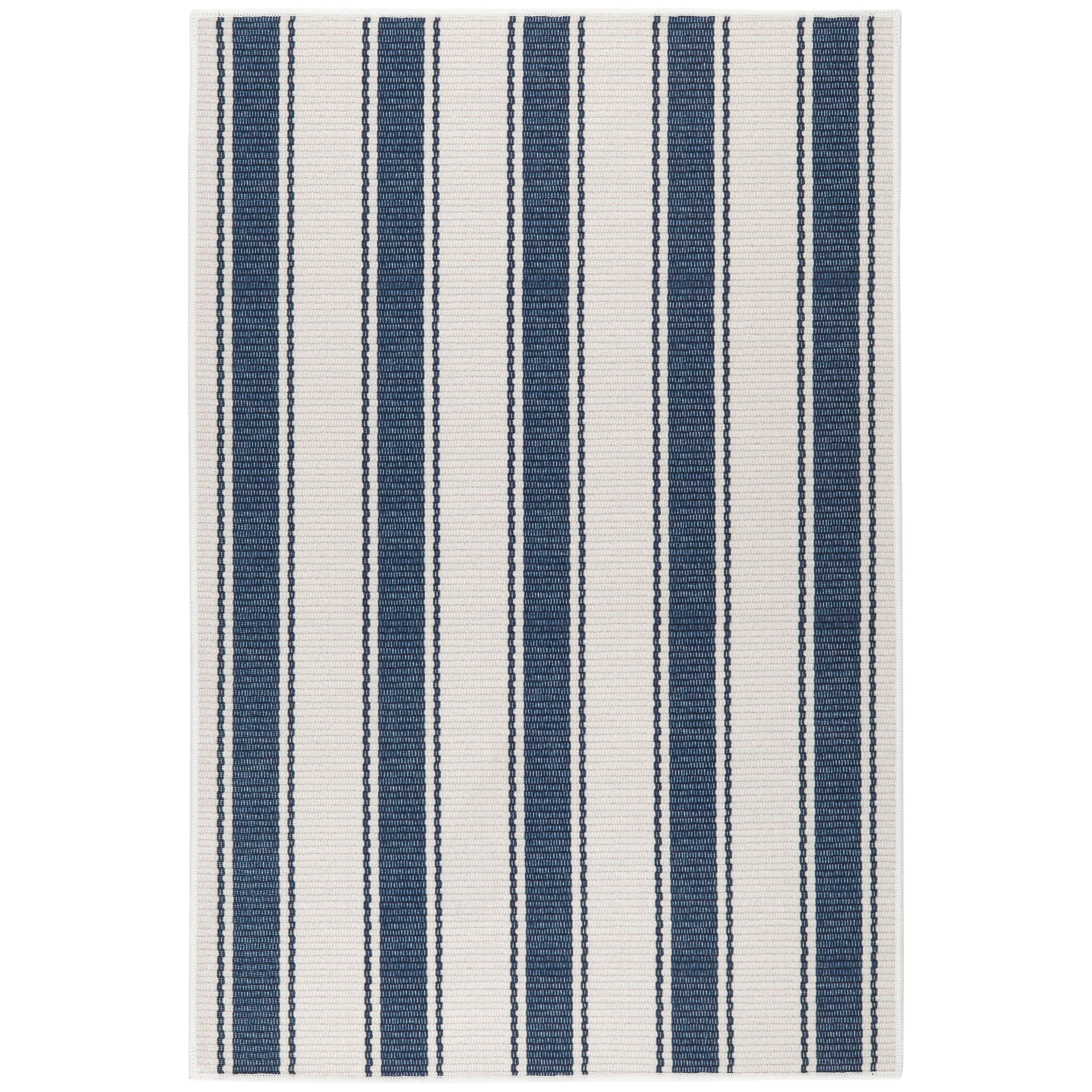Blue Awning Stripe Rug