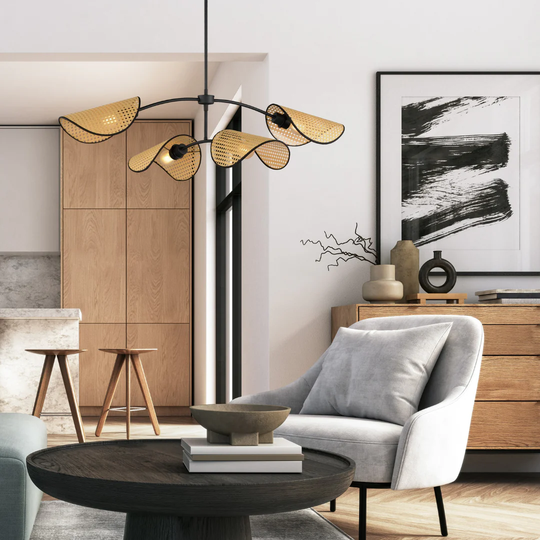 Bonnet 4-Light Chandelier - Image 2