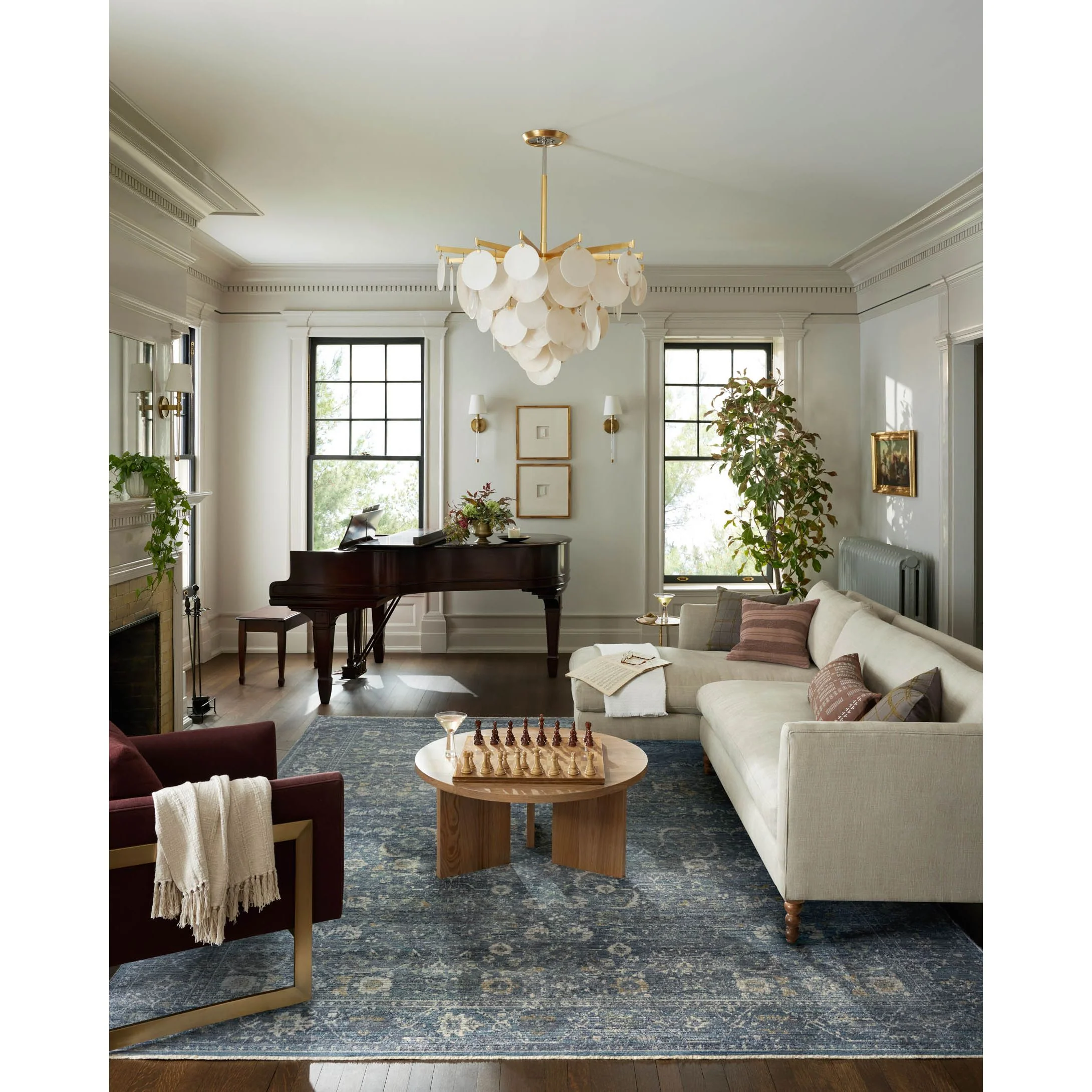 Bradbury Ocean / Gold Rug | Jean Stoffer x Loloi - Image 4