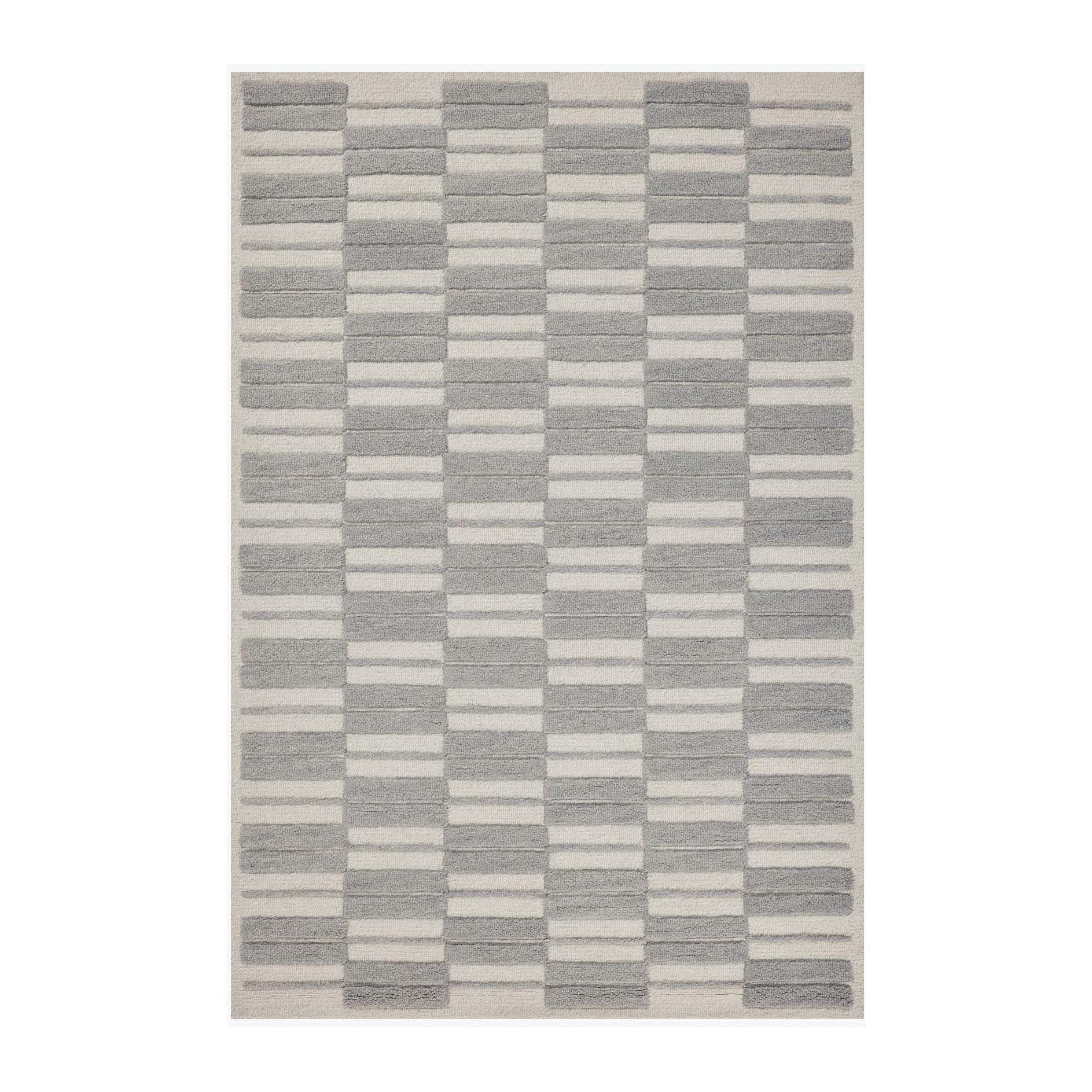 Bradley Ivory / Grey Rug | Chris Loves Julia x Loloi