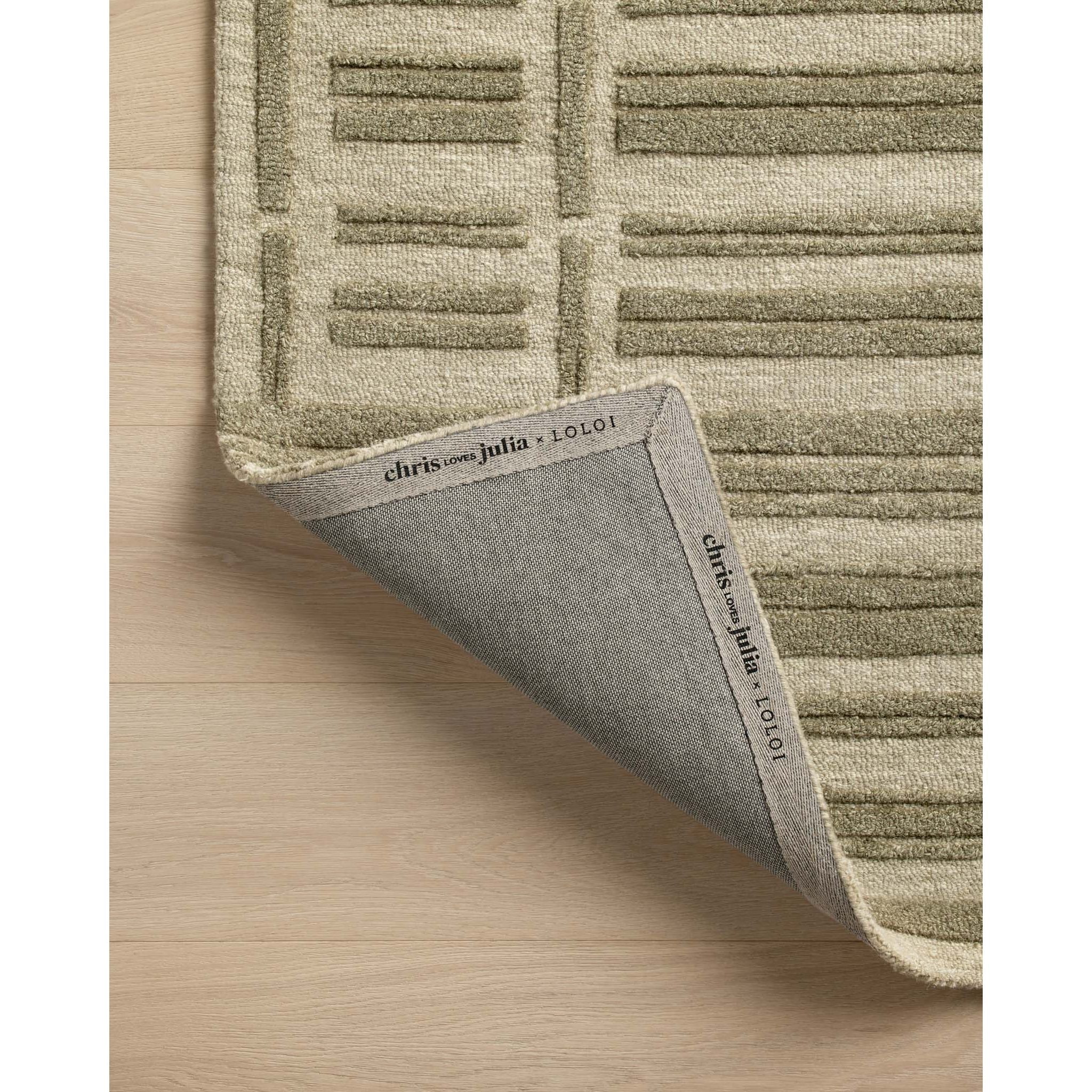 Bradley Sage / Olive Rug | Chris Loves Julia x Loloi - Image 6