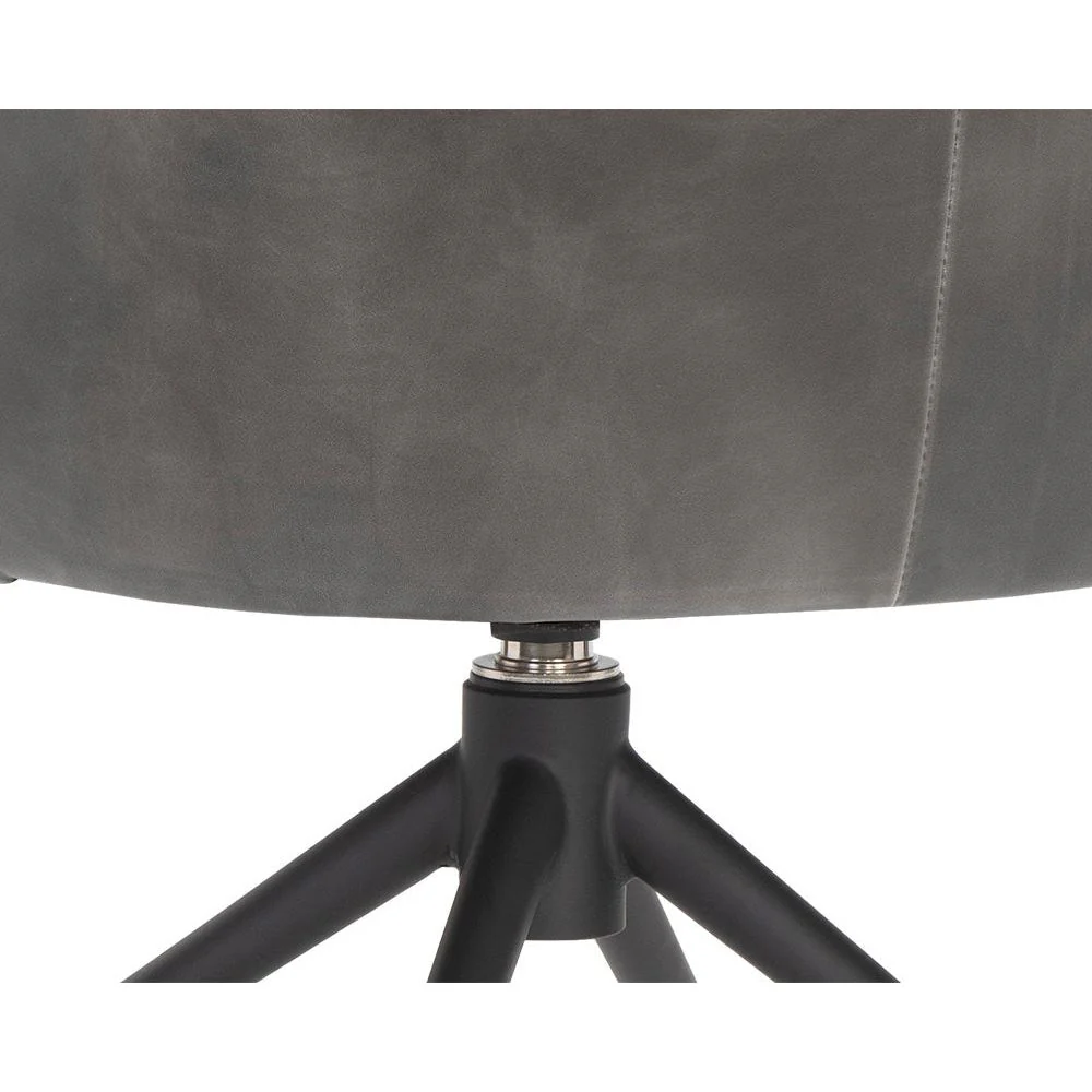 Bretta Swivel Chair - Overcast Grey - Image 6
