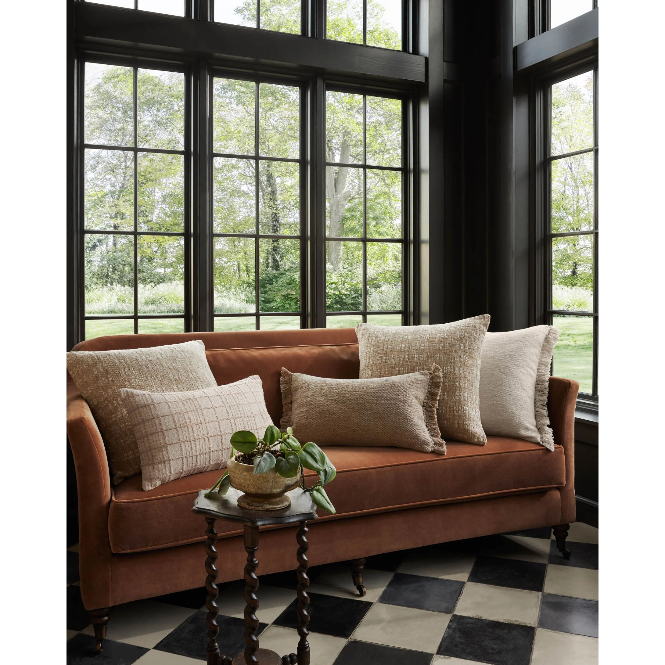 Bryne Beige Pillow | Magnolia Home by Joanna Gaines x Loloi - Image 2