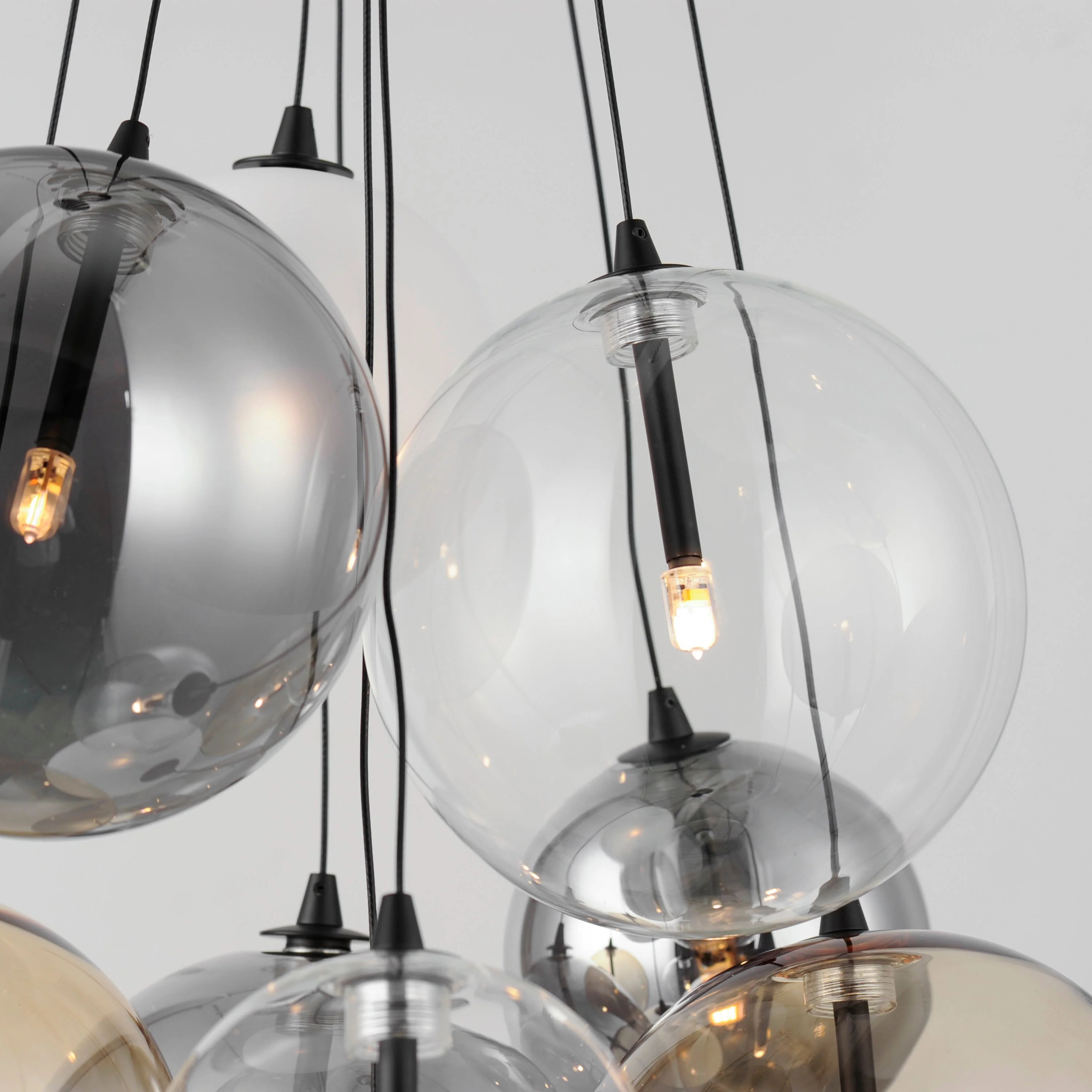 Burst 9 Light LED Chandelier - Image 14