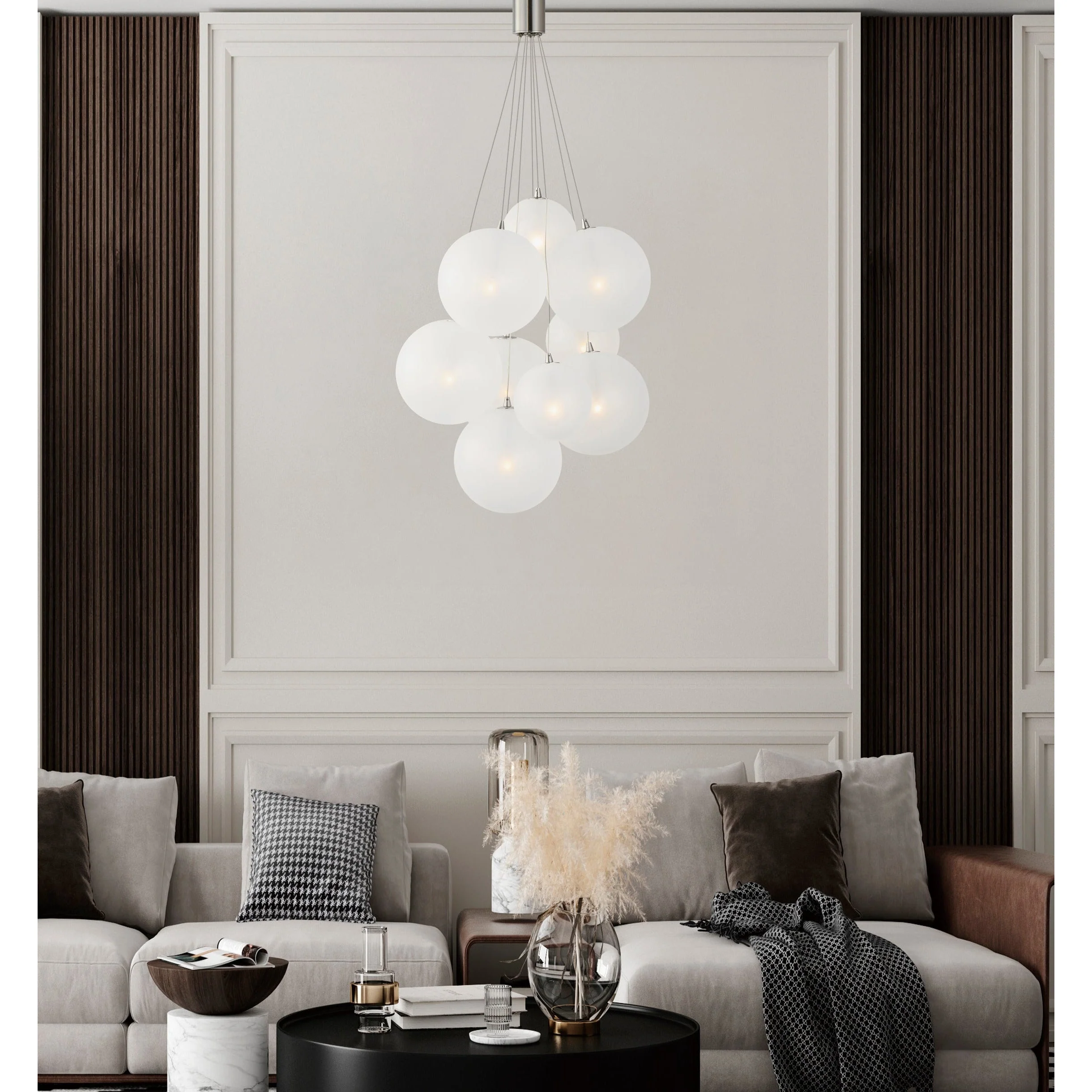 Burst 9 Light LED Chandelier - Image 5