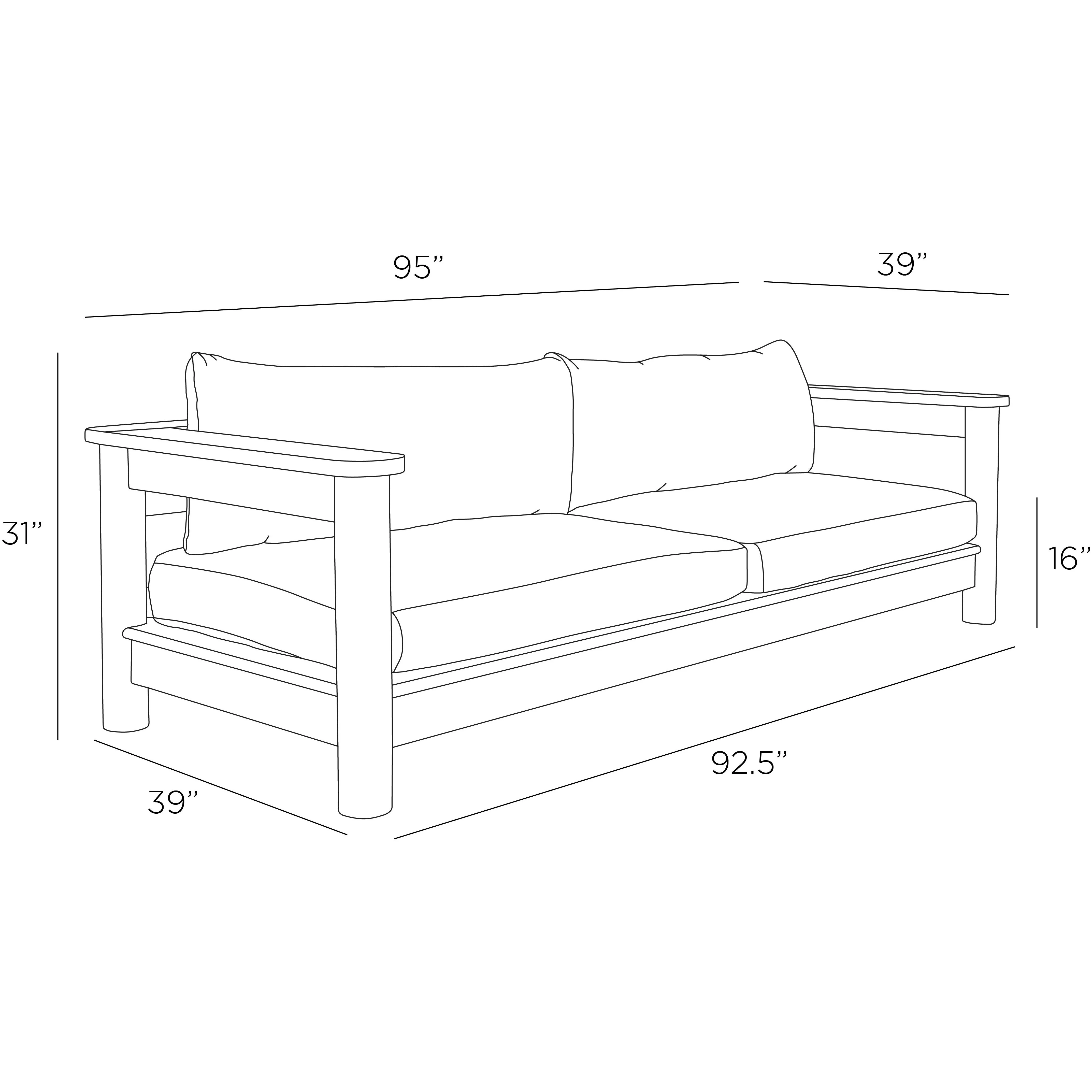 Caldwell Outdoor Sofa - Image 18