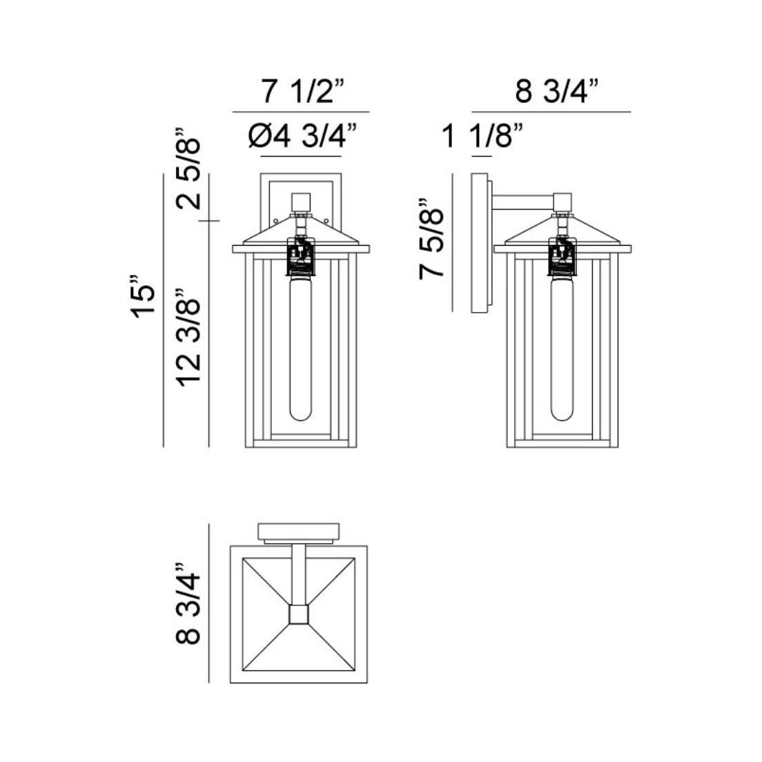 Caldwell Outdoor Wall Sconce - Image 5