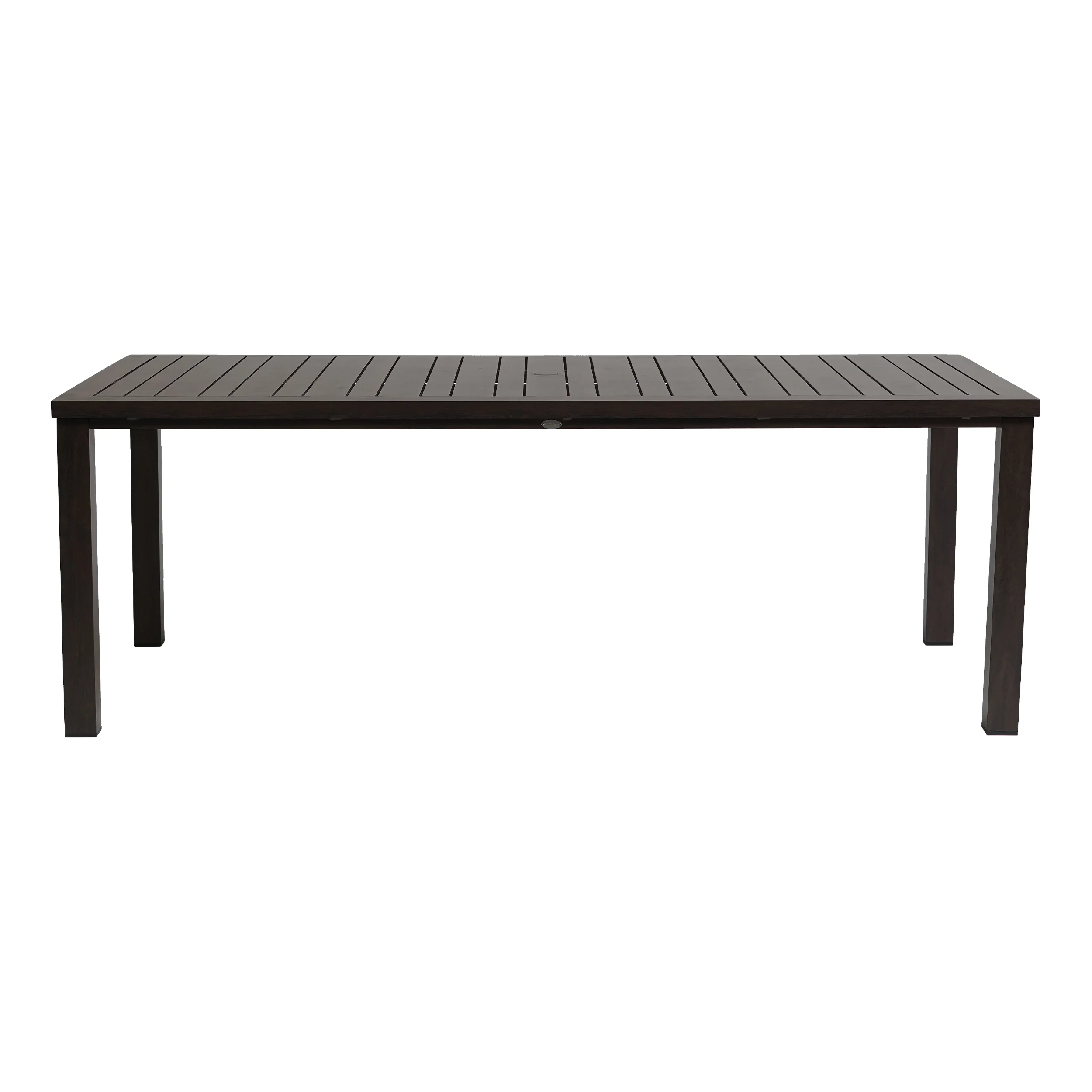 Canbria 84″ X 44″Rectangular Dining Table With Umbrella Hole - Image 3