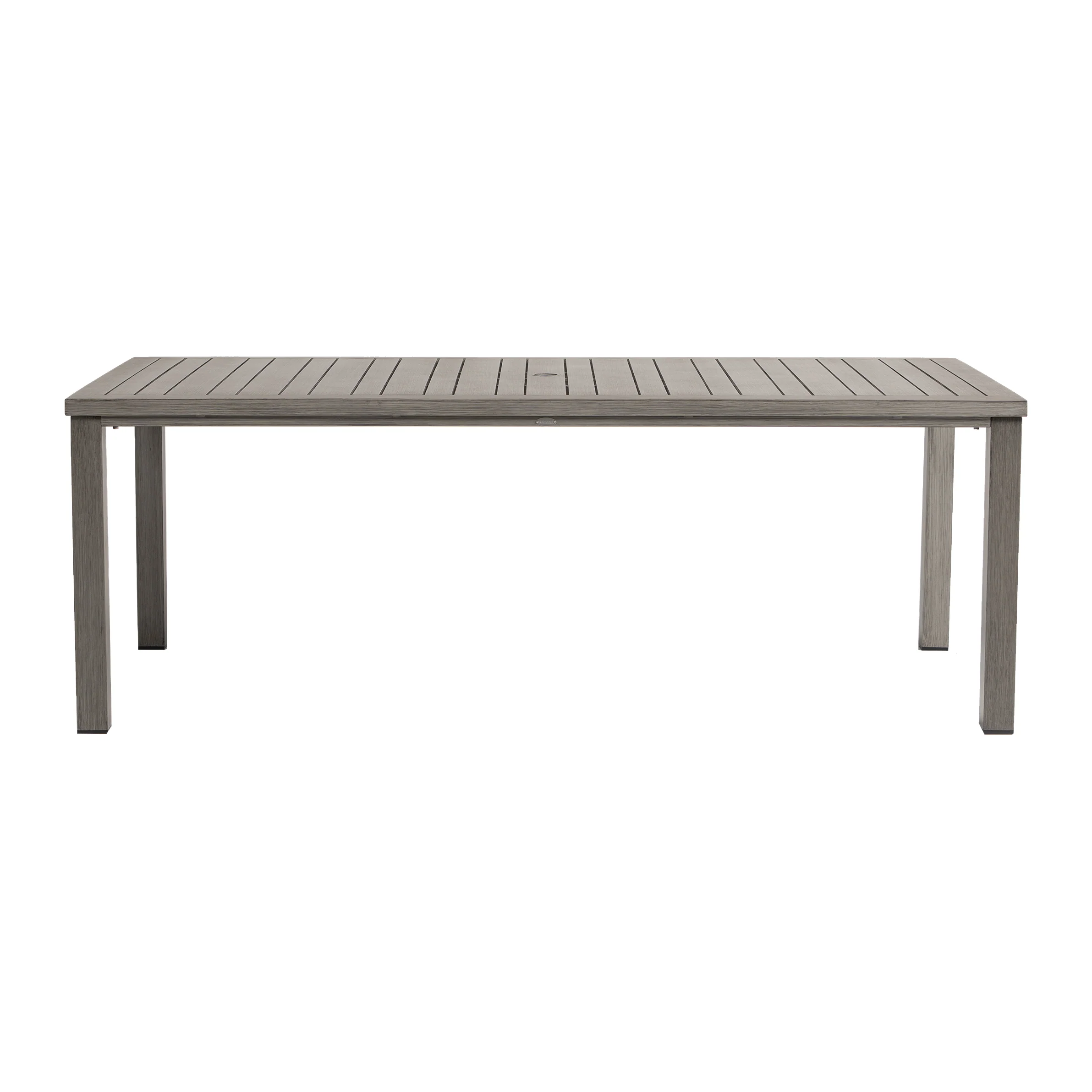 Canbria 84″ X 44″Rectangular Dining Table With Umbrella Hole - Image 11
