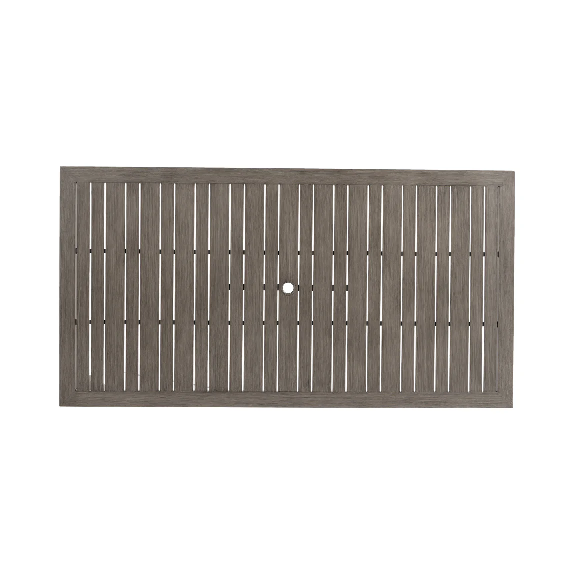 Canbria 84″ X 44″Rectangular Dining Table With Umbrella Hole - Image 15
