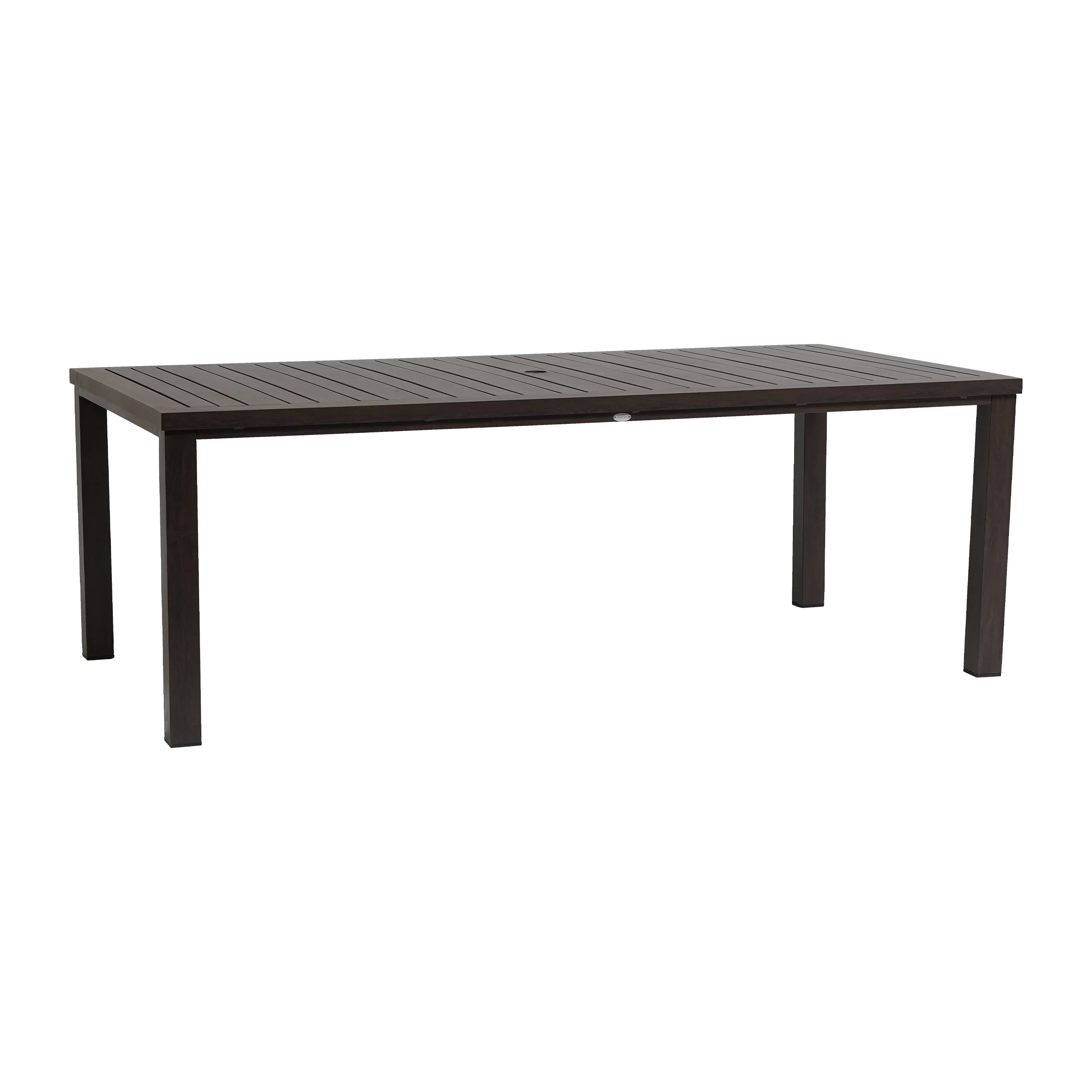 Canbria 84″ X 44″Rectangular Dining Table With Umbrella Hole - Image 2