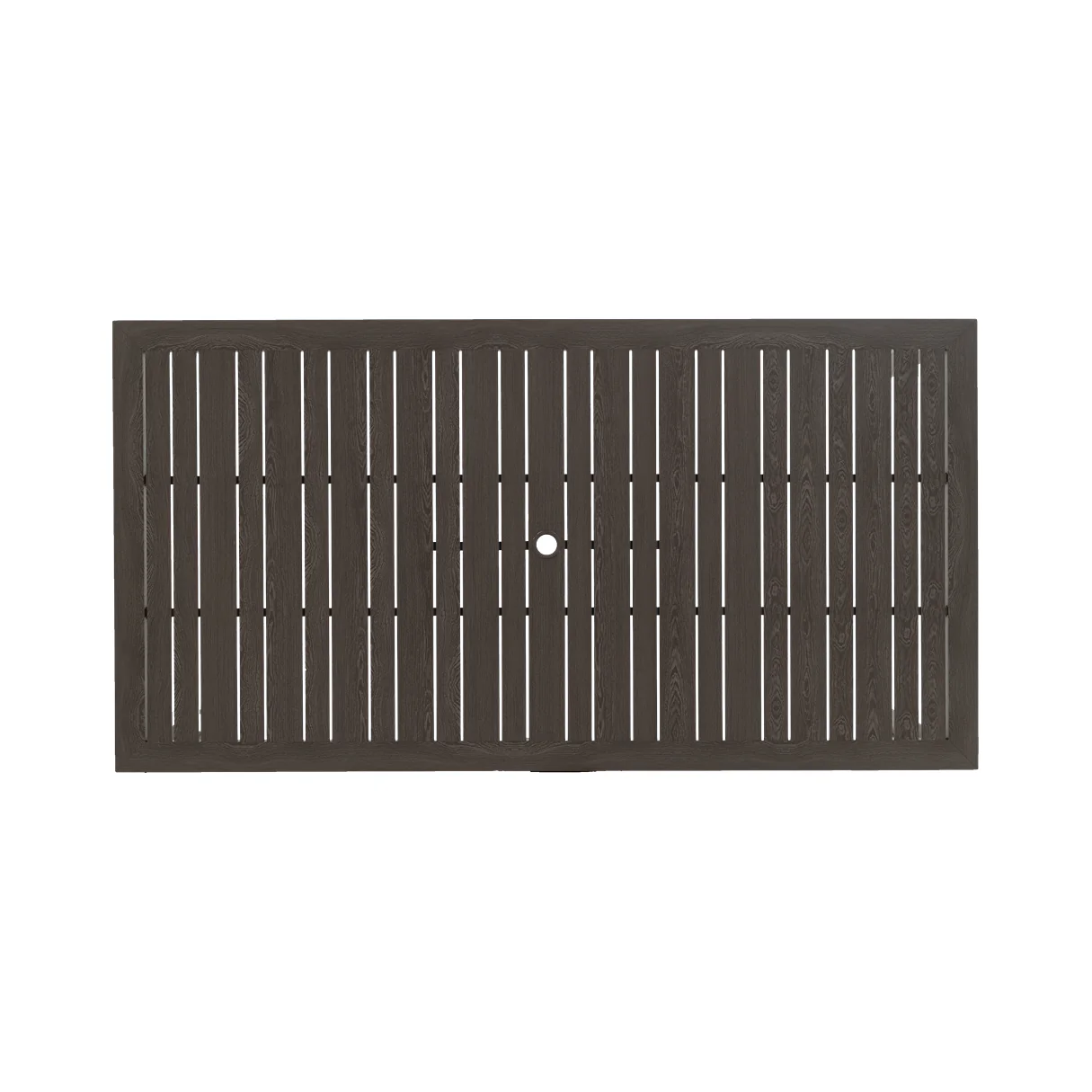 Canbria 84″ X 44″Rectangular Dining Table With Umbrella Hole - Image 7