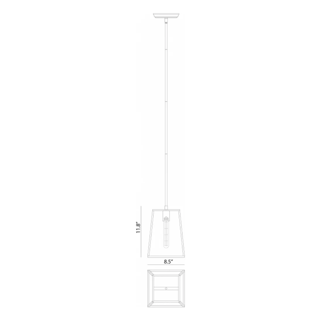 Candor 1-Light Pendant - Image 5